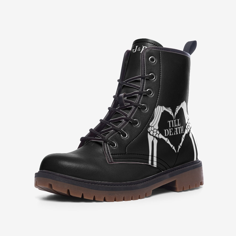 Till Death Custom Bride Boots, Wedding Boots