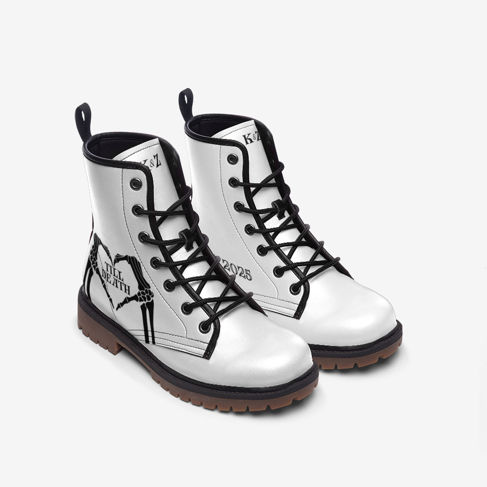 Till Death Custom Bride Boots, Wedding Boots