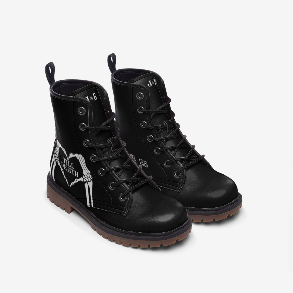 Till Death Custom Bride Boots, Wedding Boots