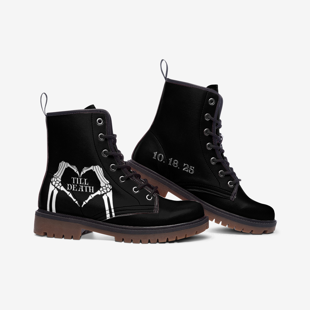 Till Death Custom Bride Boots, Wedding Boots