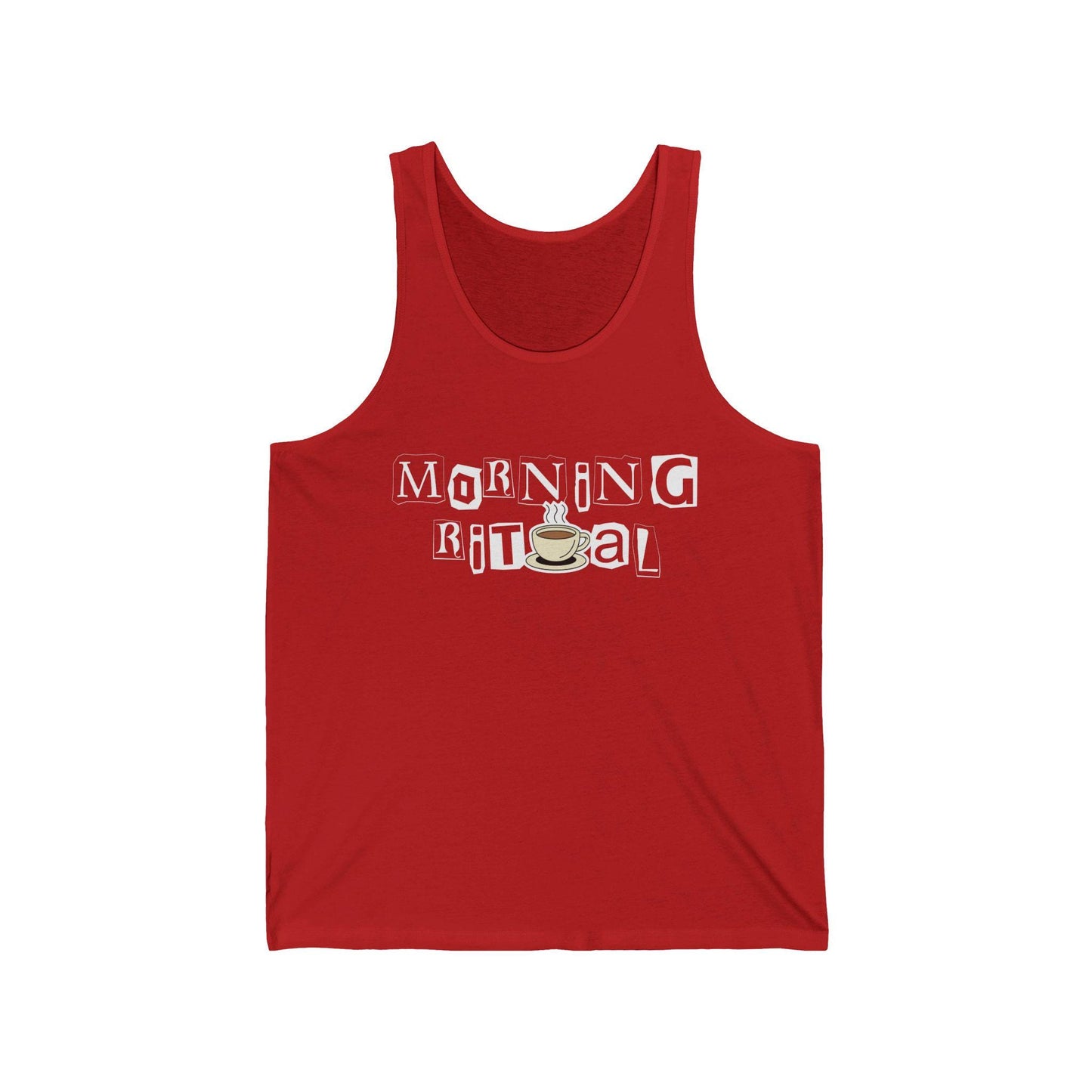 Morning Ritual Coffee Tank Top, Coffee Lover Shirt