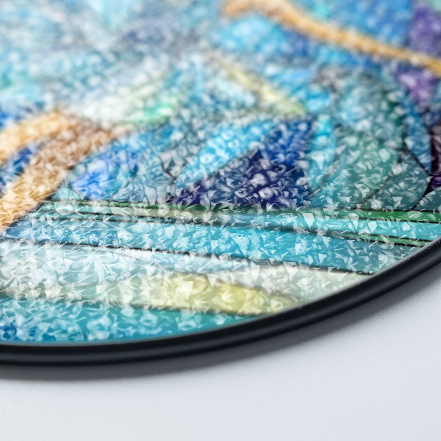 Ice Skate Stained Glass Sun Catcher - Ice Skating Window Decor