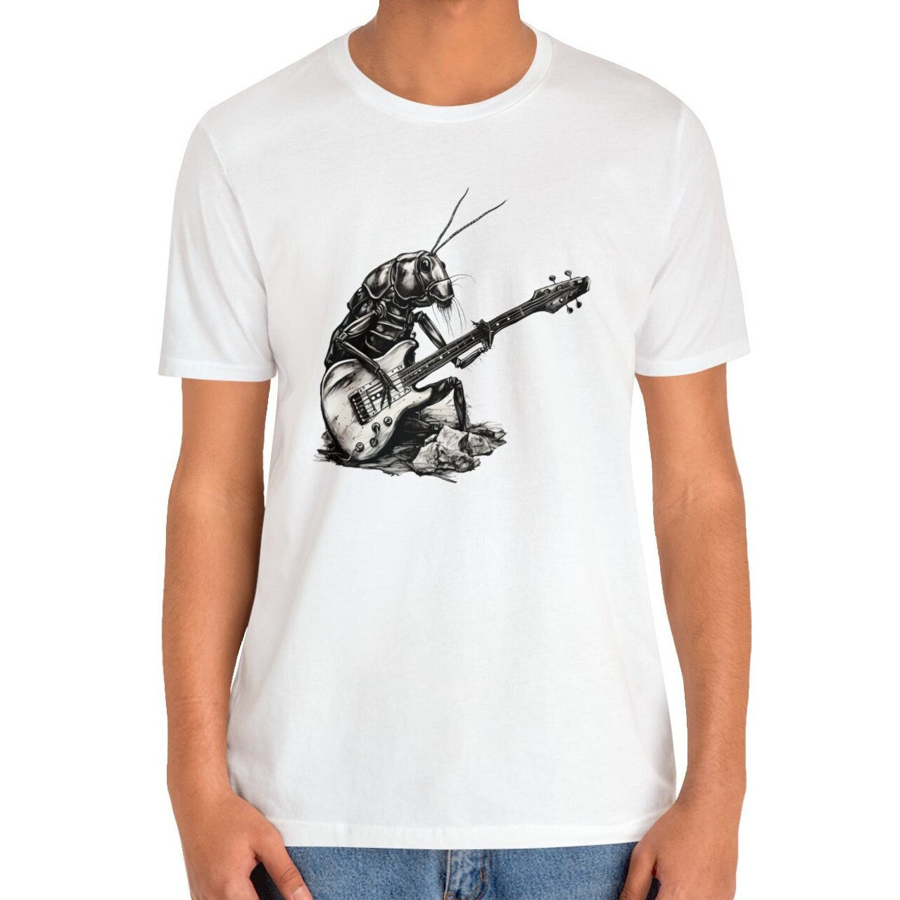 Bassist Cockroach Shirt - Bass Guitar Player Gift
