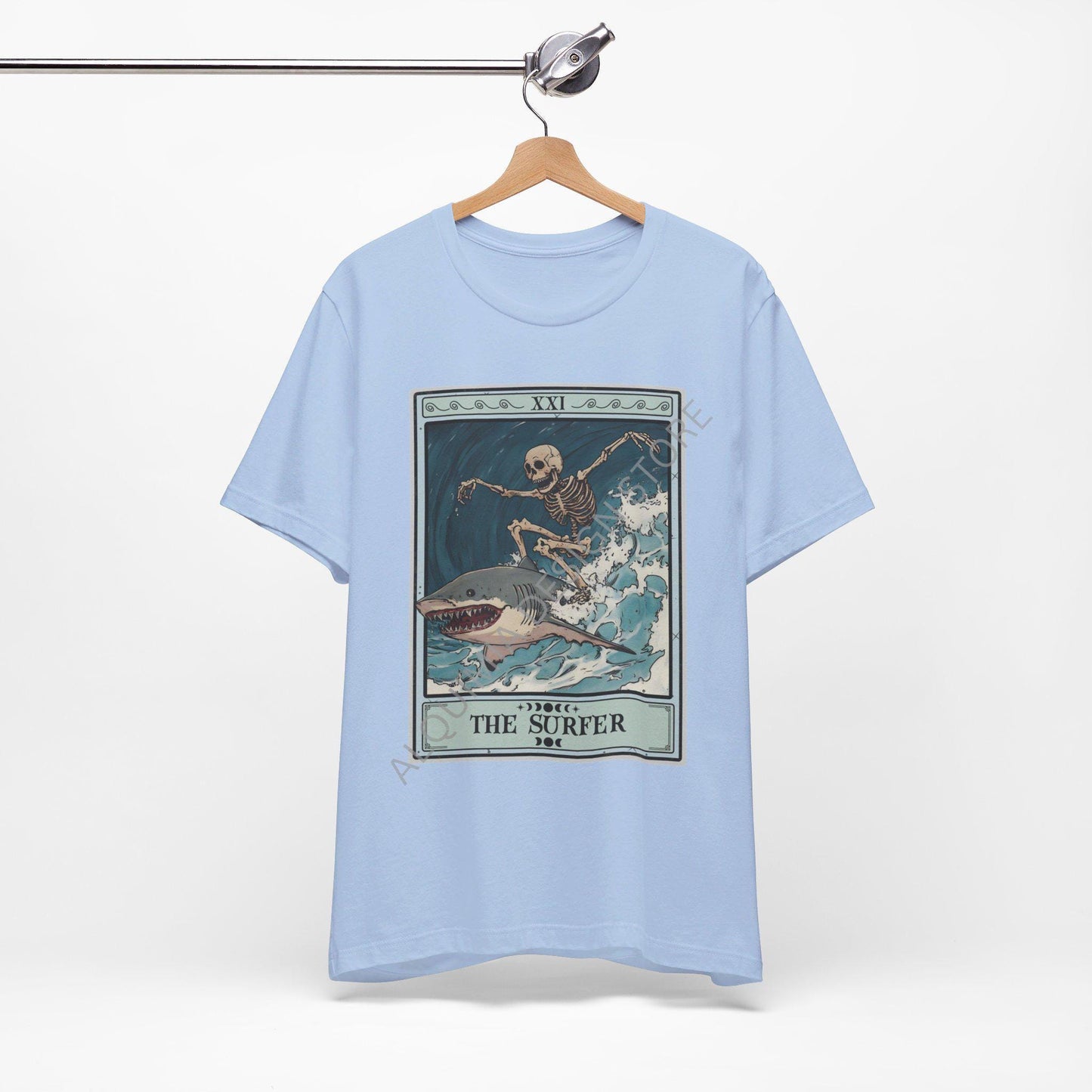 The Surfer Tarot Card Shirt, Surfing T-shirt Beach Lover Ocean Life Surfer Gifts