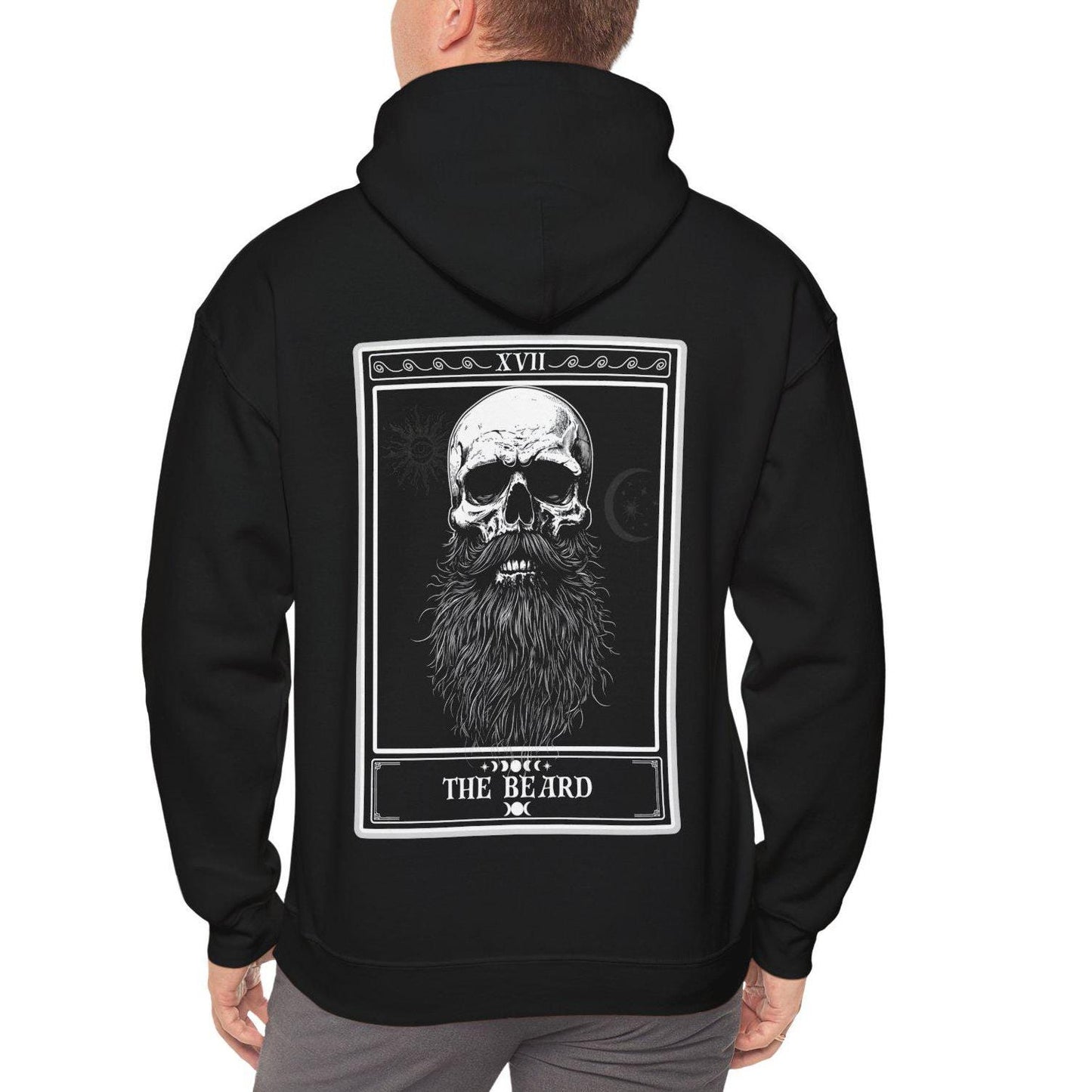 The Beard Tarot Card Hoodie, Beard Sweatshirt, Bearded Man Gift