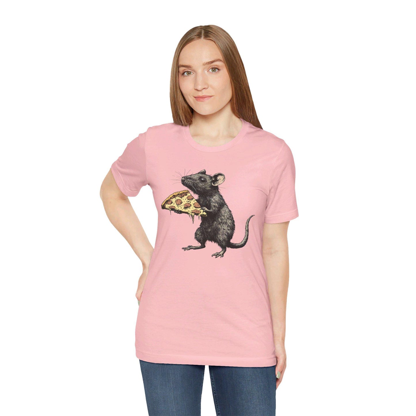 Rat Pizza Shirt, Pizza Lover Rat T-shirt