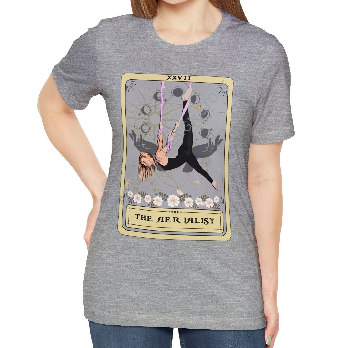 Aerialist Tarot Card Shirt - Aerial Yoga Tee for Aerial Dance Lovers