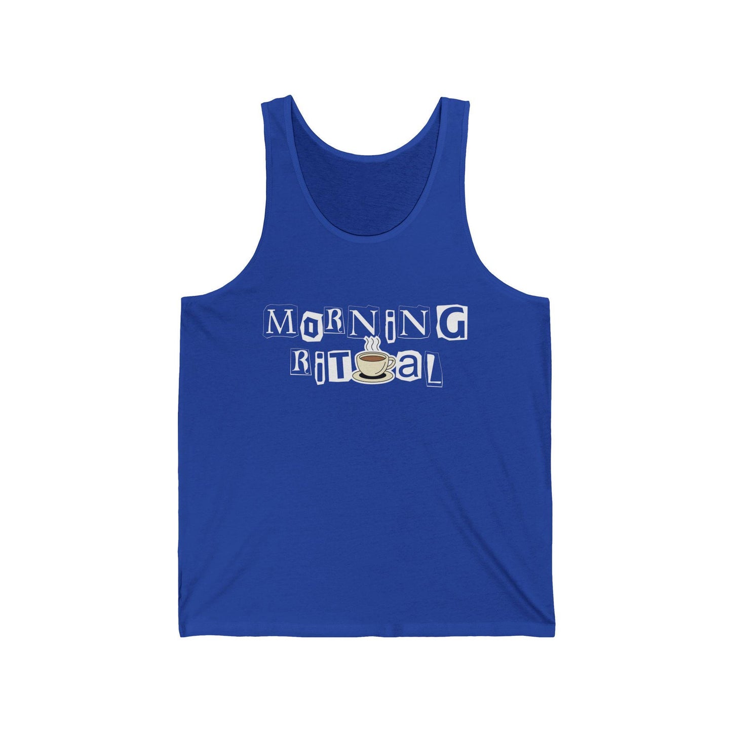 Morning Ritual Coffee Tank Top, Coffee Lover Shirt