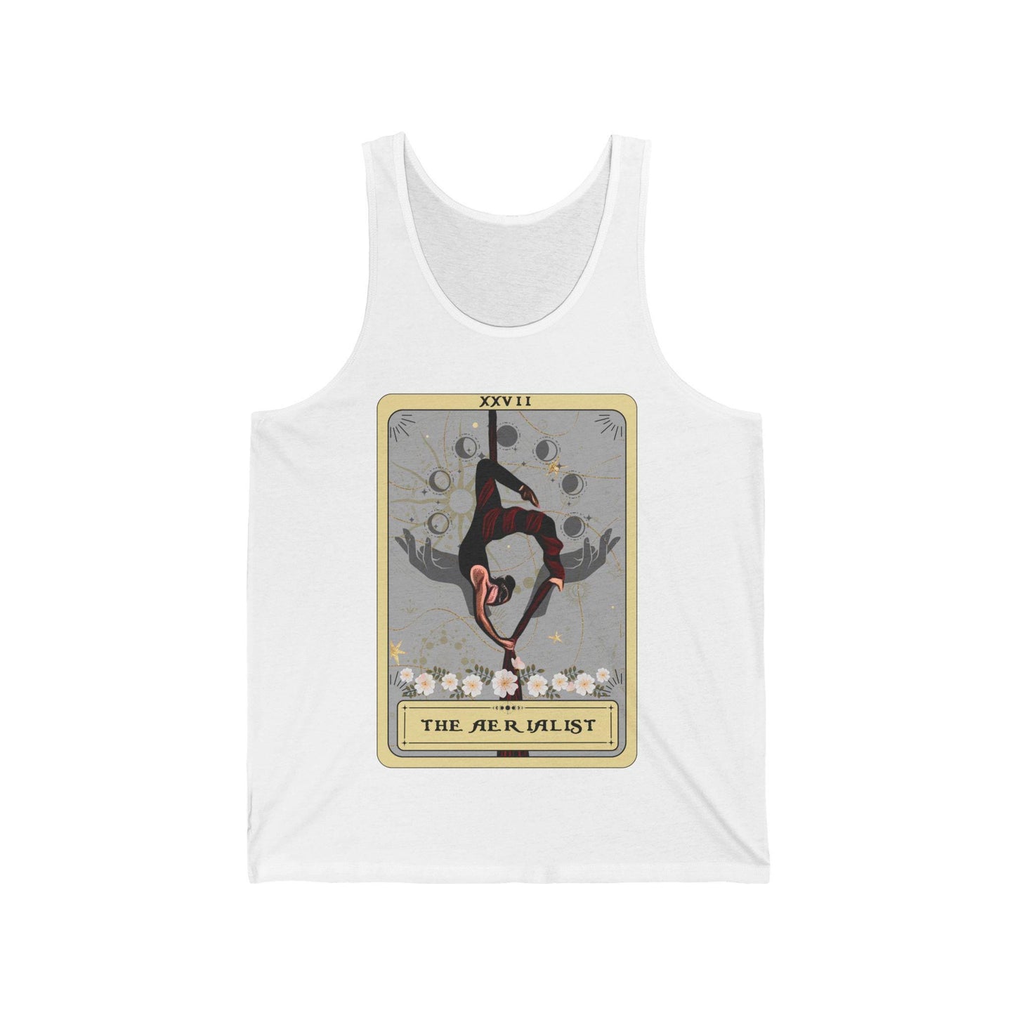 The Aerialist Tarot Card Tank Top, Aerial Dance Shirt Aerialist Gifts