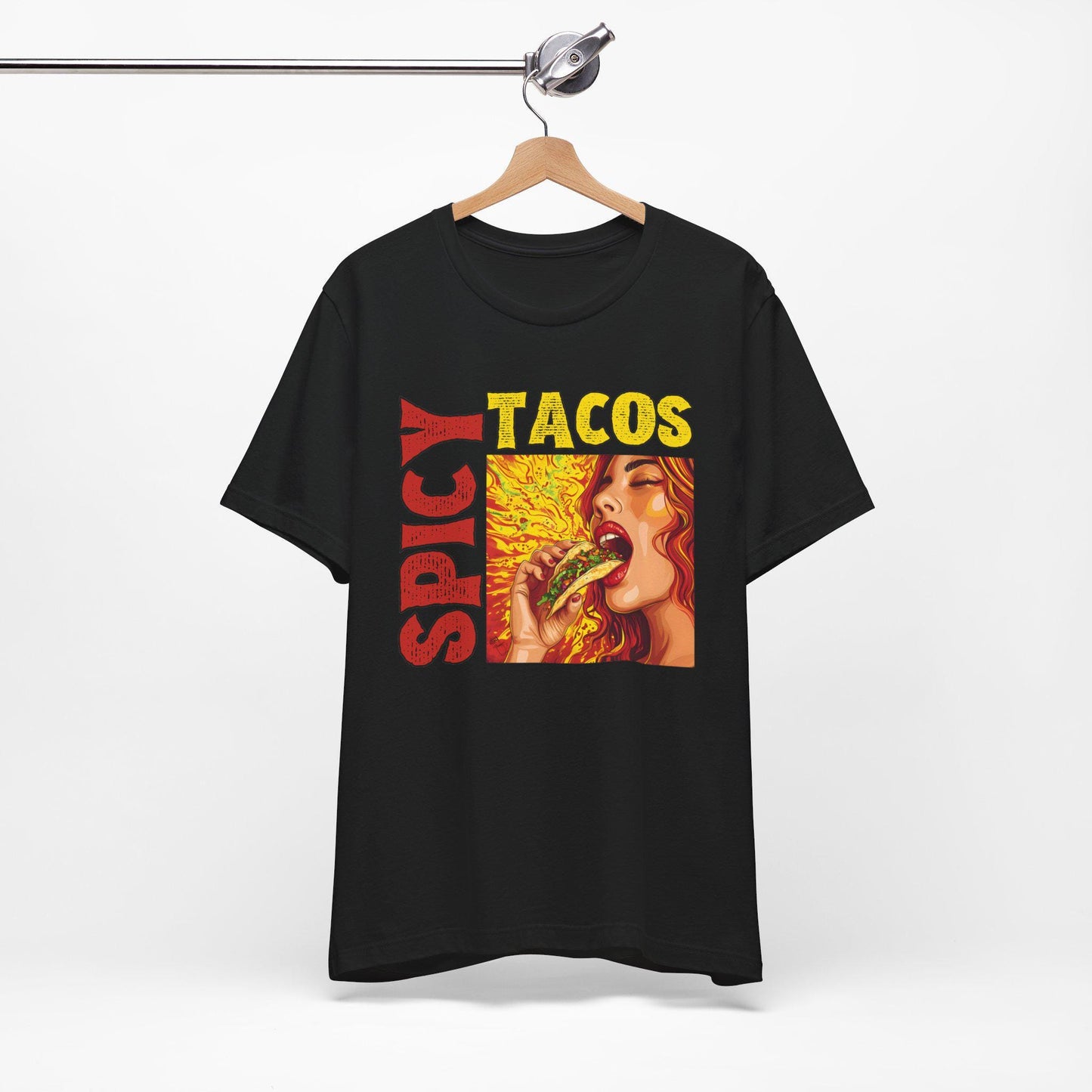 Spicy Tacos Shirt, Taco T-Shirt, Foodie Tee