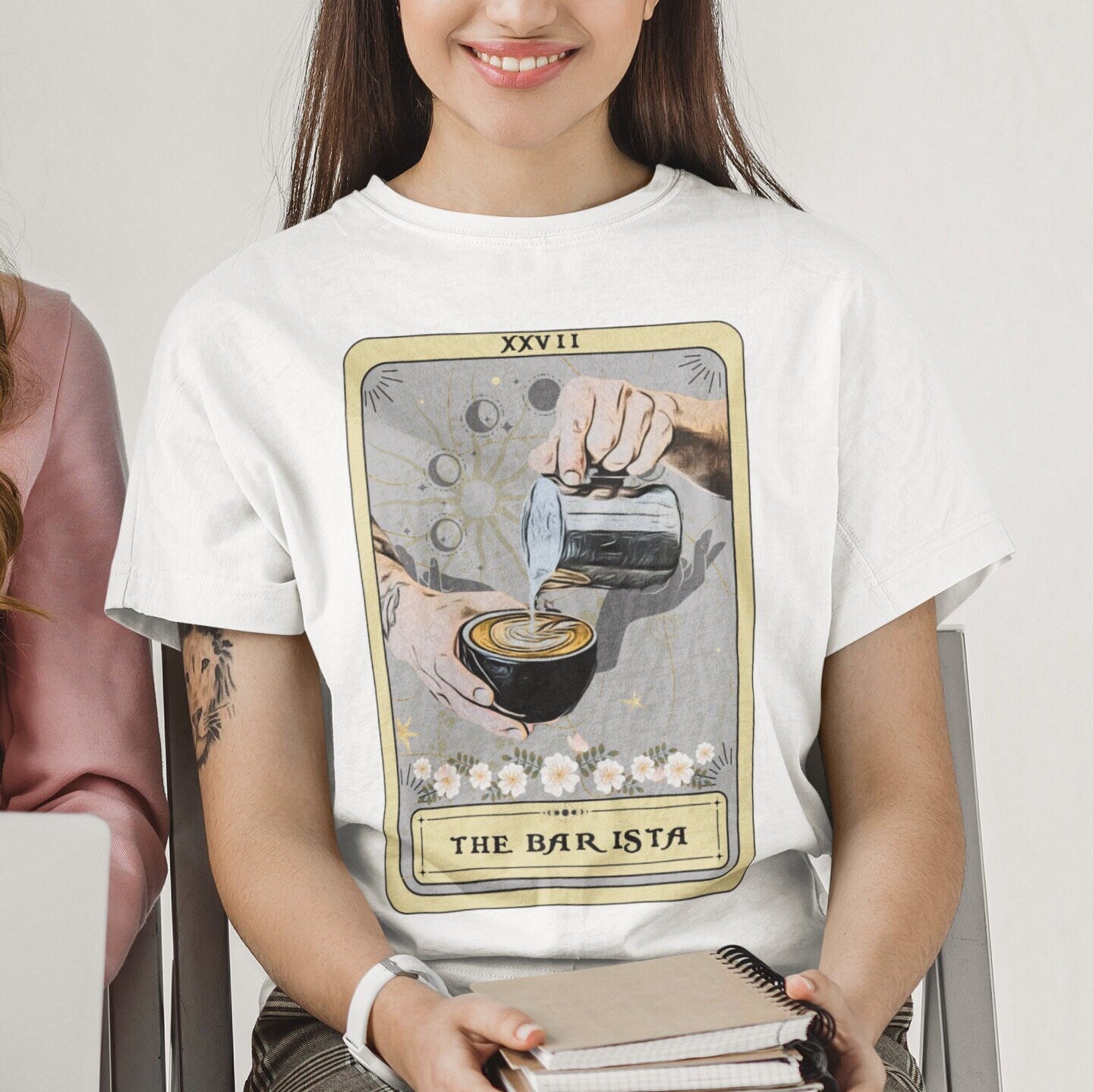Barista Shirt, Barista Tarot Card Shirt, Barista Gifts Coffee Lover Gift Coffee Shirt