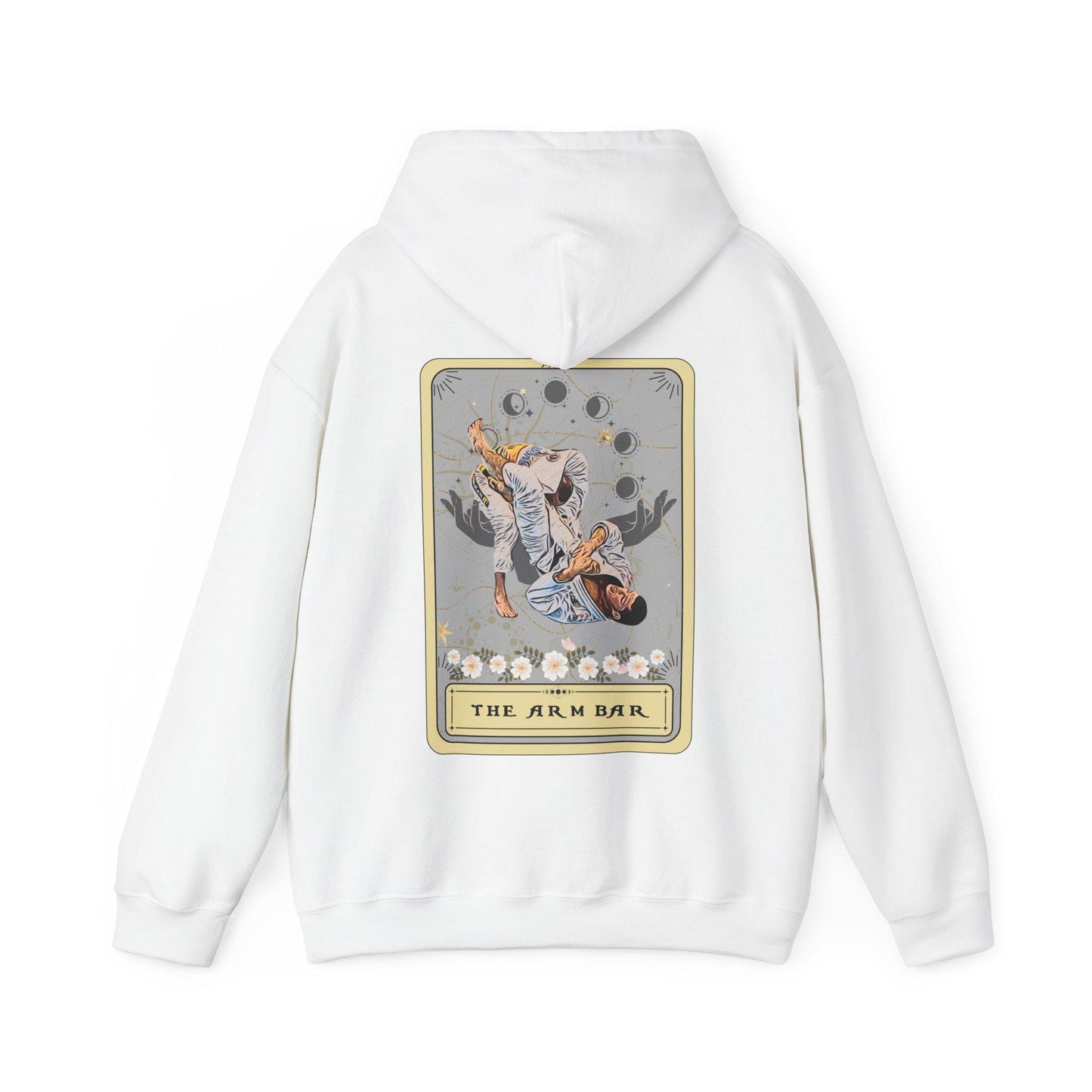 Jiu Jitsu Hoodie The ArmBar Tarot Card Hoodie, JiuJitsu Arm Bar Pose Hoodie