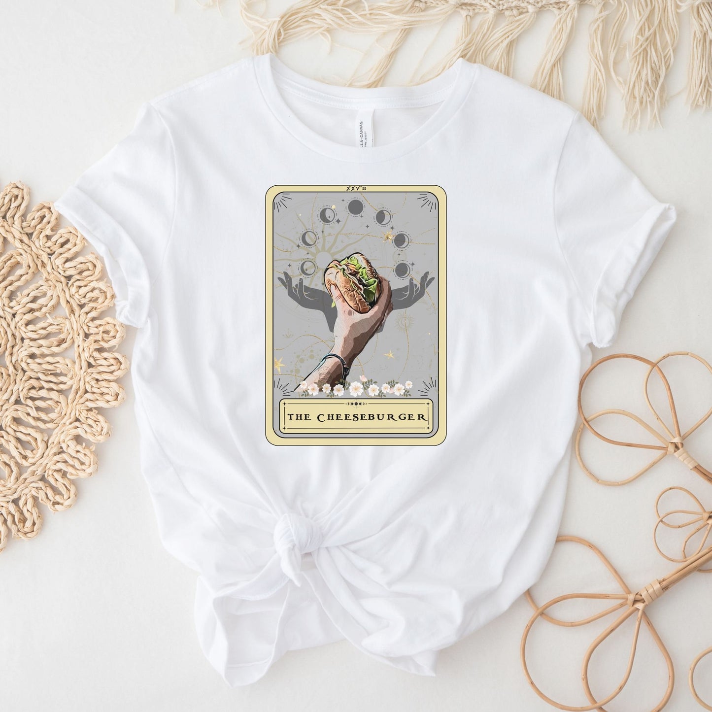 The Cheeseburger Tarot Card T Shirt