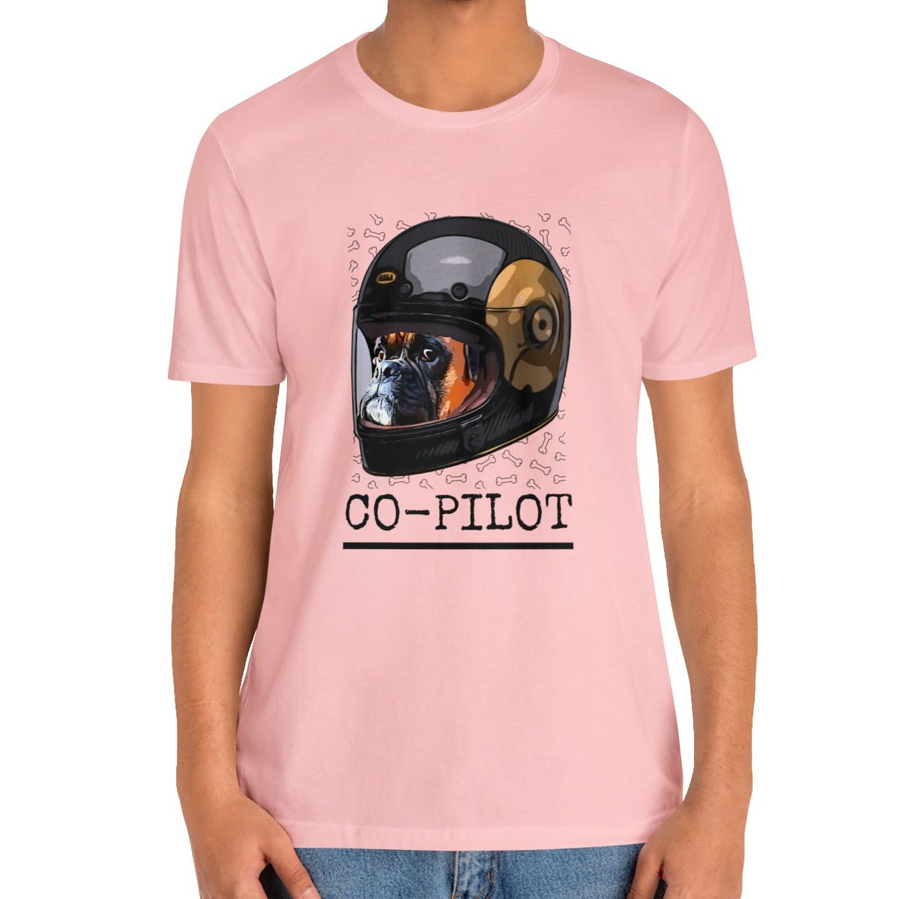 Boxer Dog Shirt "Dog is My Co-pilot"