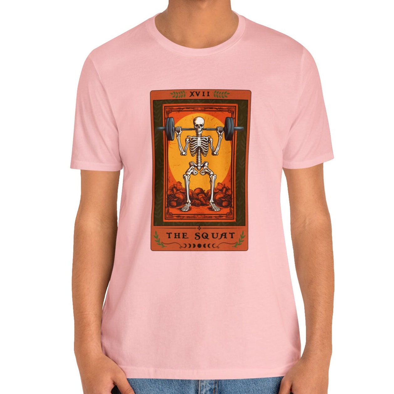 The Squat Tarot Card Shirt Bodybuilder Weightlifting