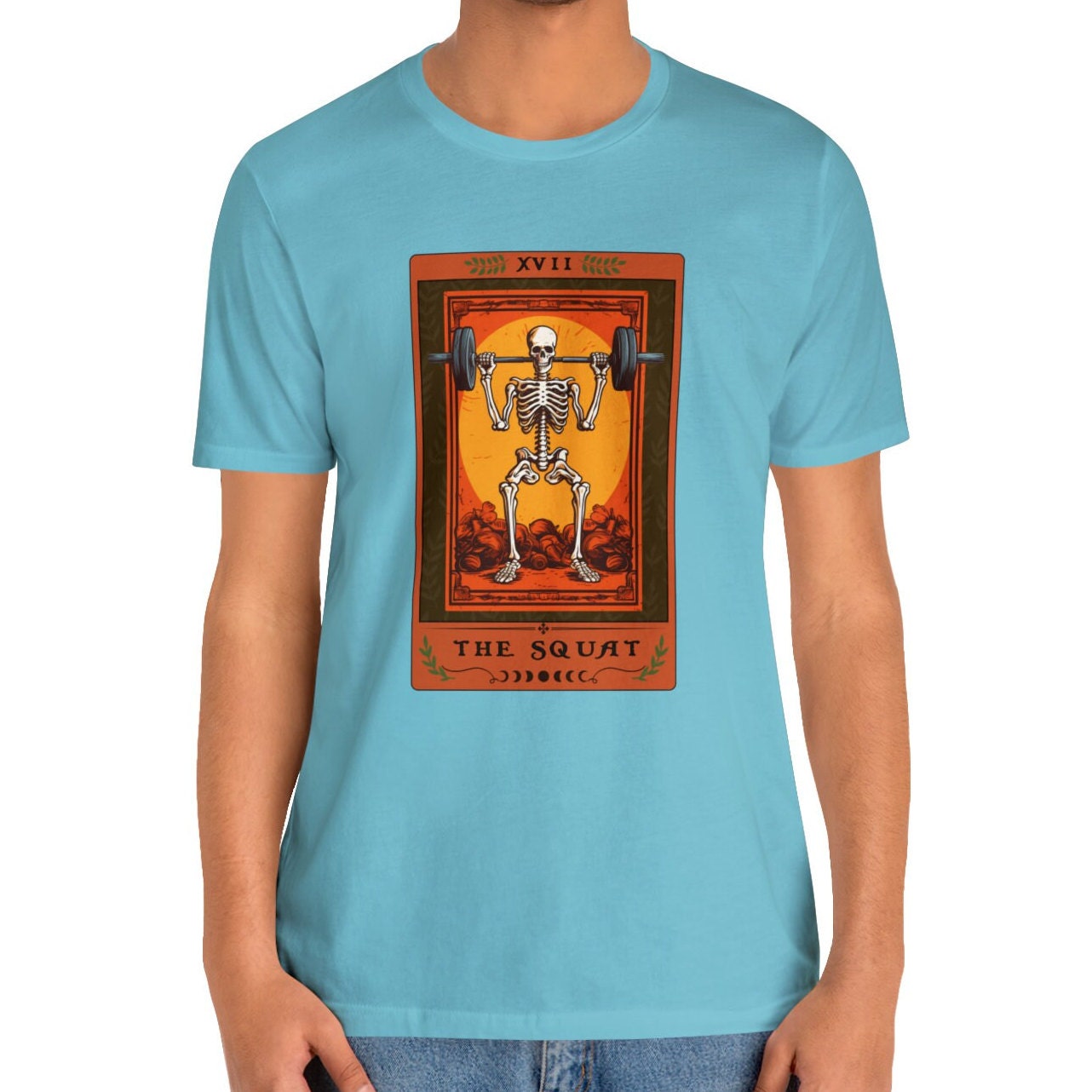 The Squat Tarot Card Shirt Bodybuilder Weightlifting
