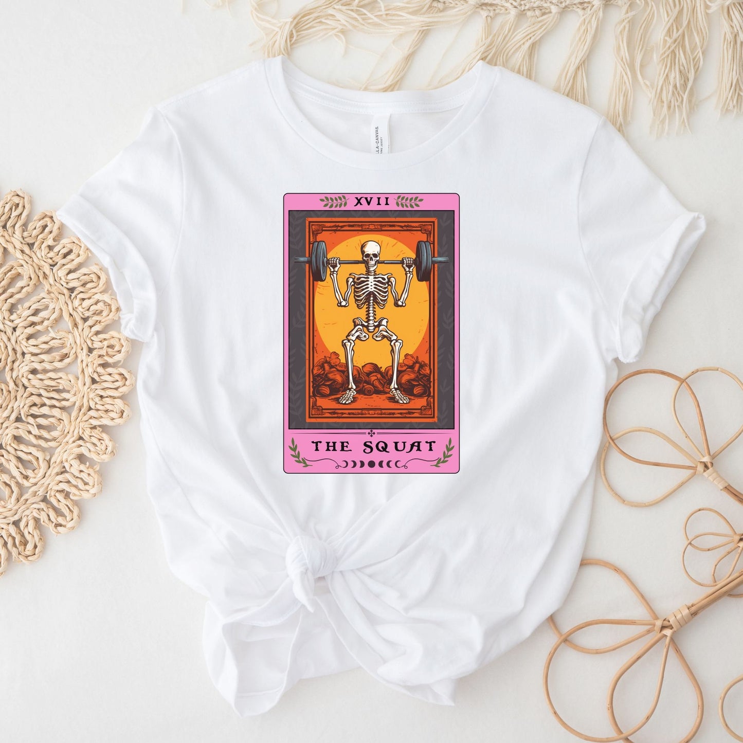 The Squat Tarot Card Shirt Bodybuilder