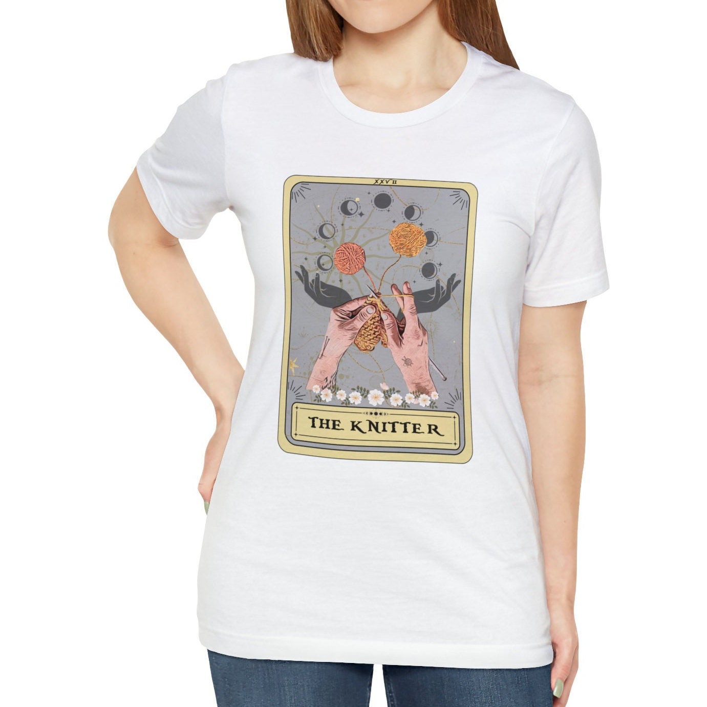 The Knitter Tarot Card Shirt, Knitting