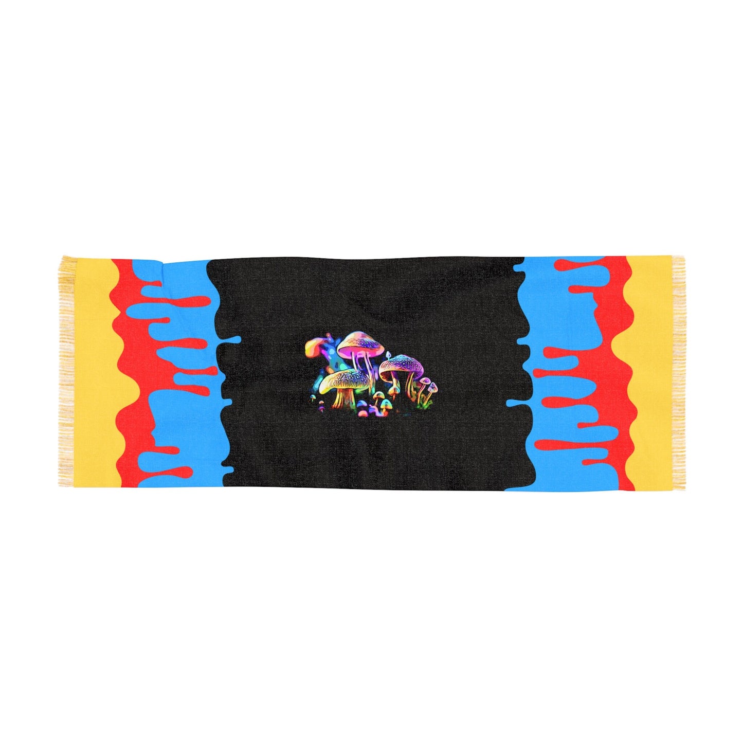 Festival Rave Colorful Mushroom Scarf