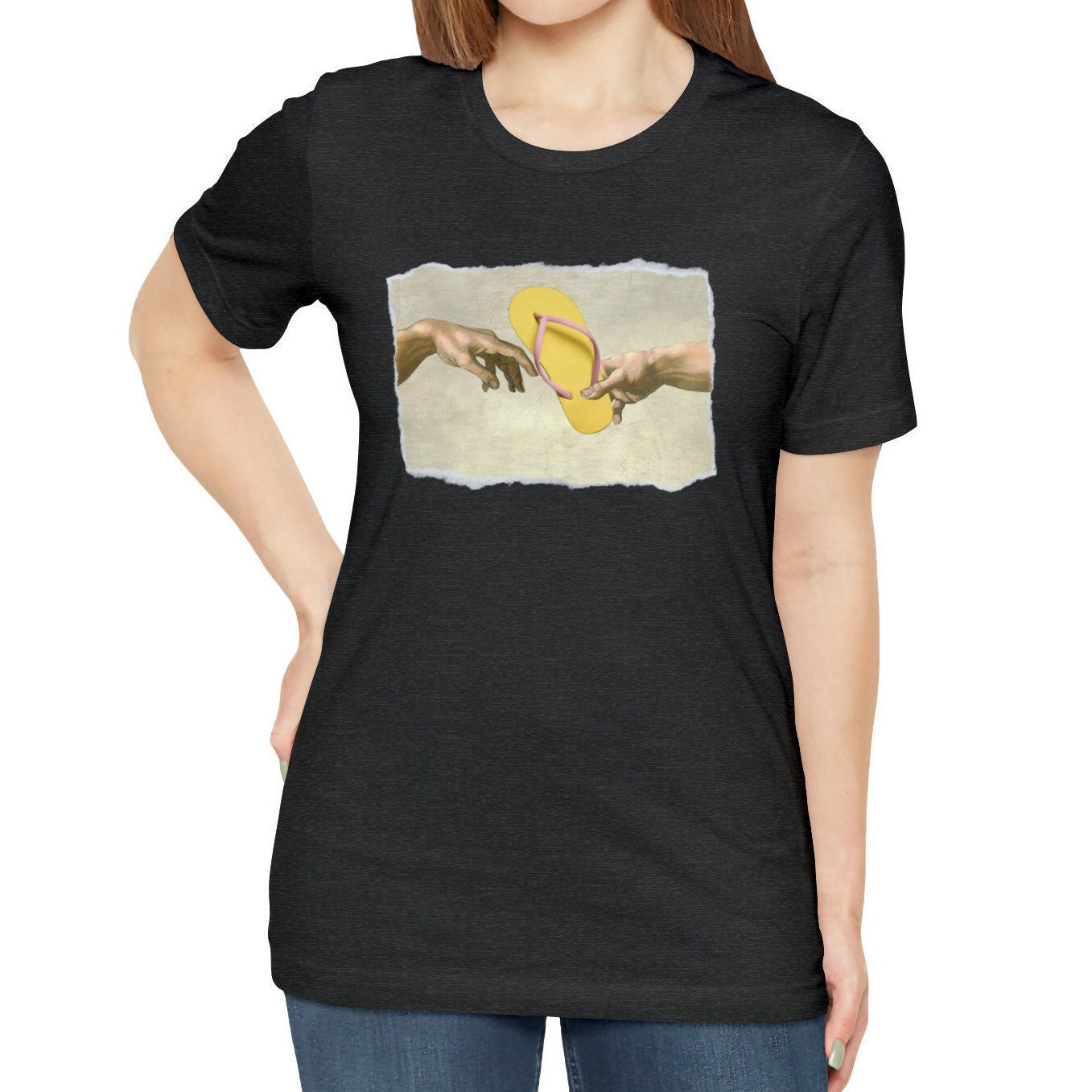 The Creation Of Flip Flop Shirt