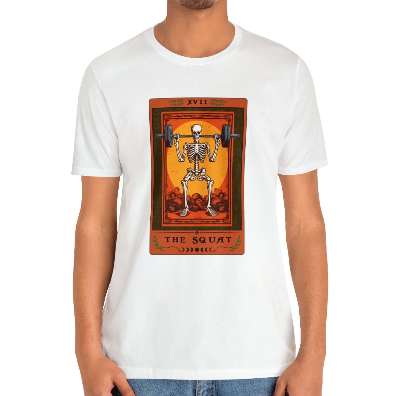 The Squat Tarot Card Shirt Bodybuilder Weightlifting