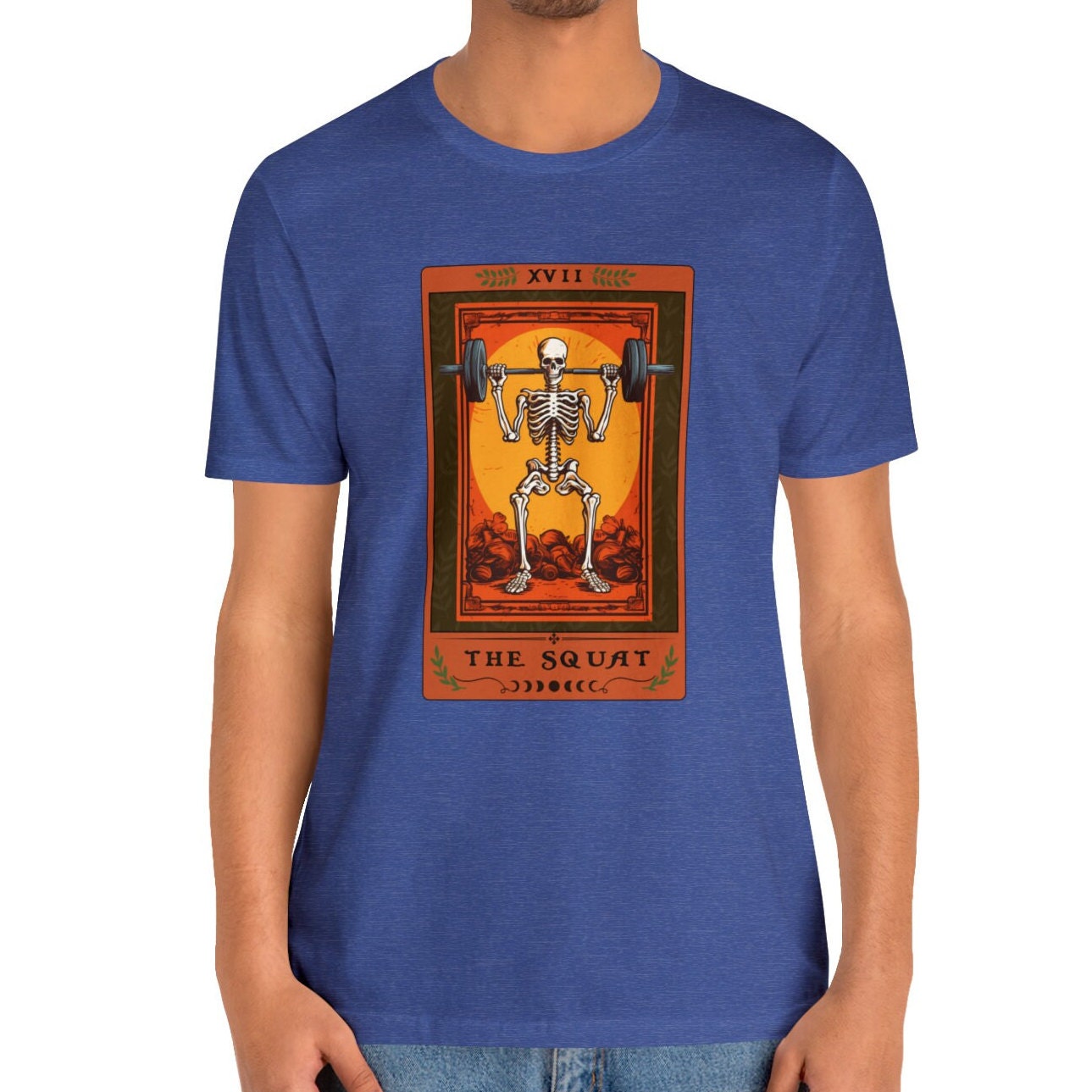 The Squat Tarot Card Shirt Bodybuilder Weightlifting