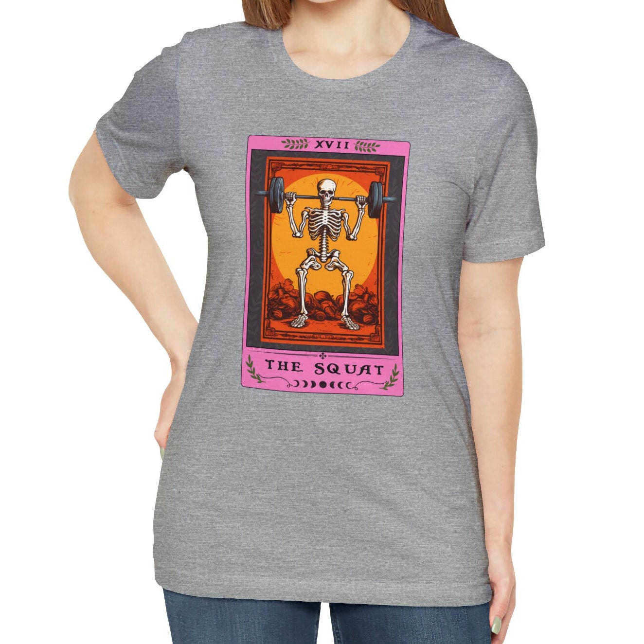 The Squat Tarot Card Shirt Bodybuilder