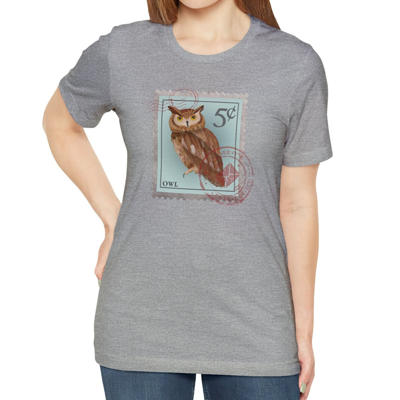 Owl Shirt Postage Stamp