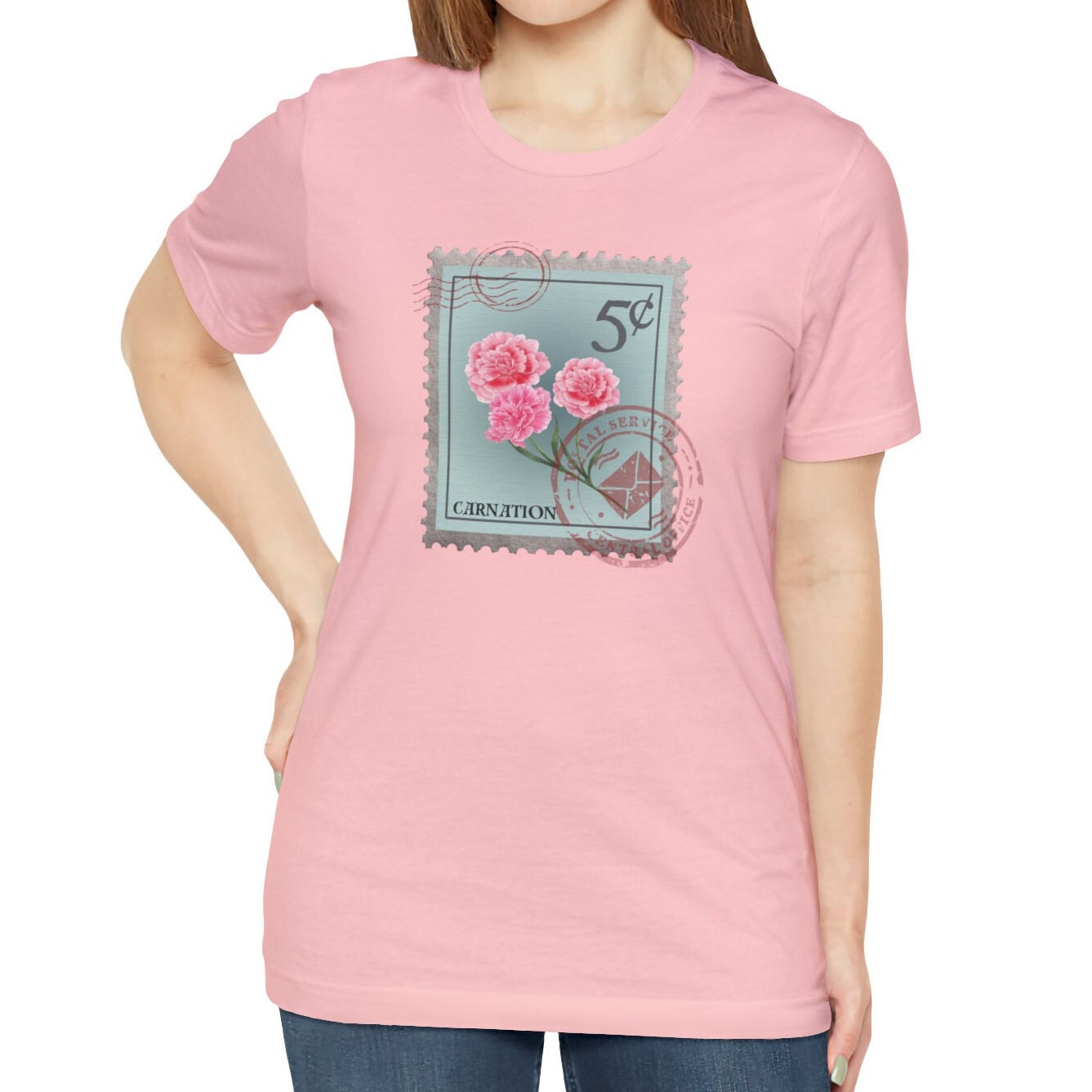 January Birth Month Flower Shirt, Carnation