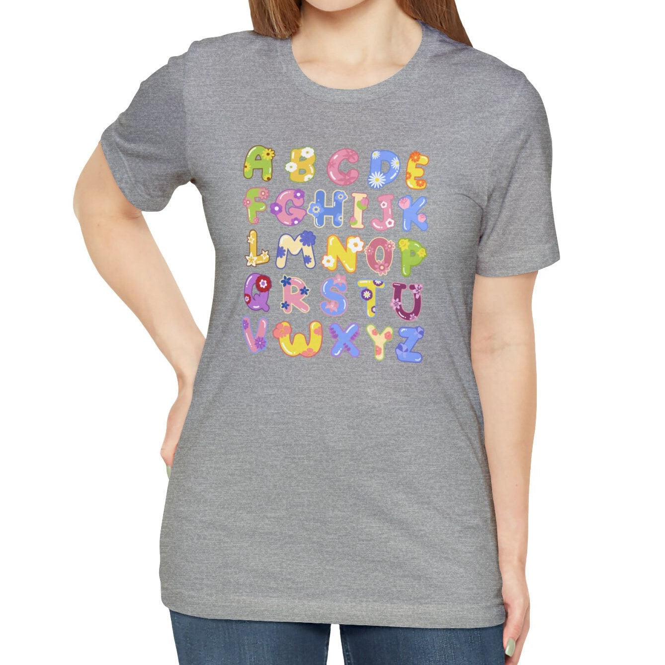 Flower Alphabet Shirt
