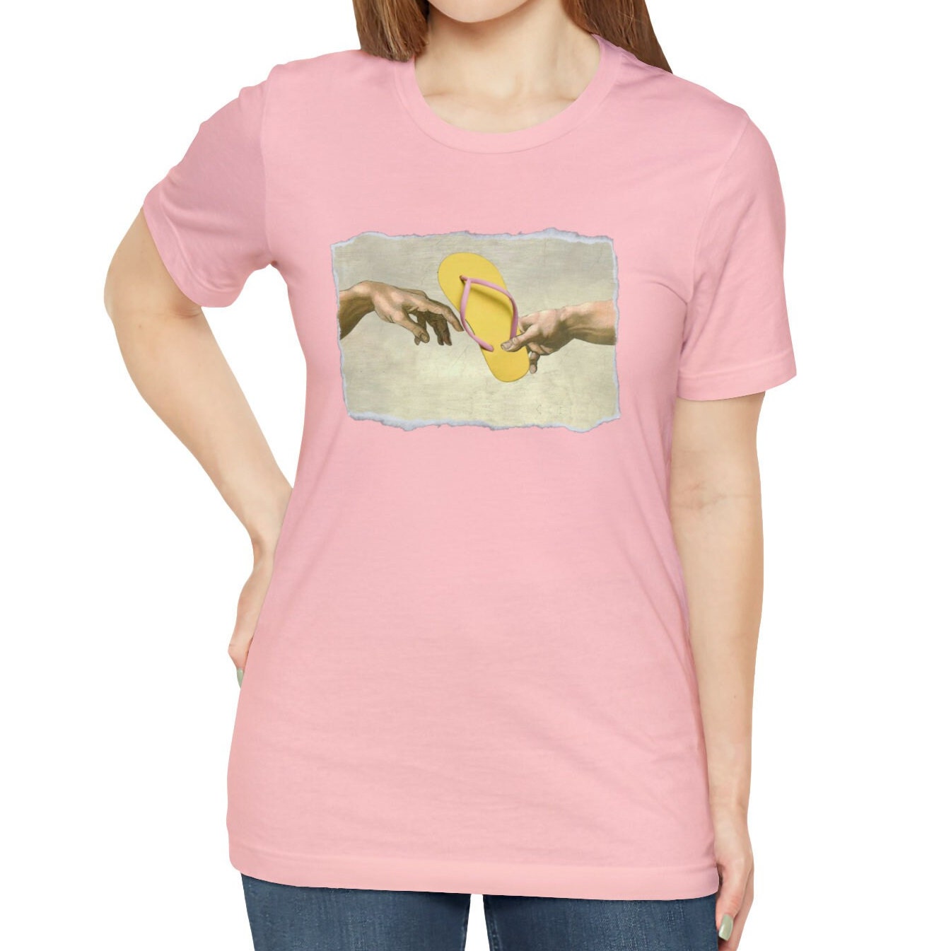 The Creation Of Flip Flop Shirt