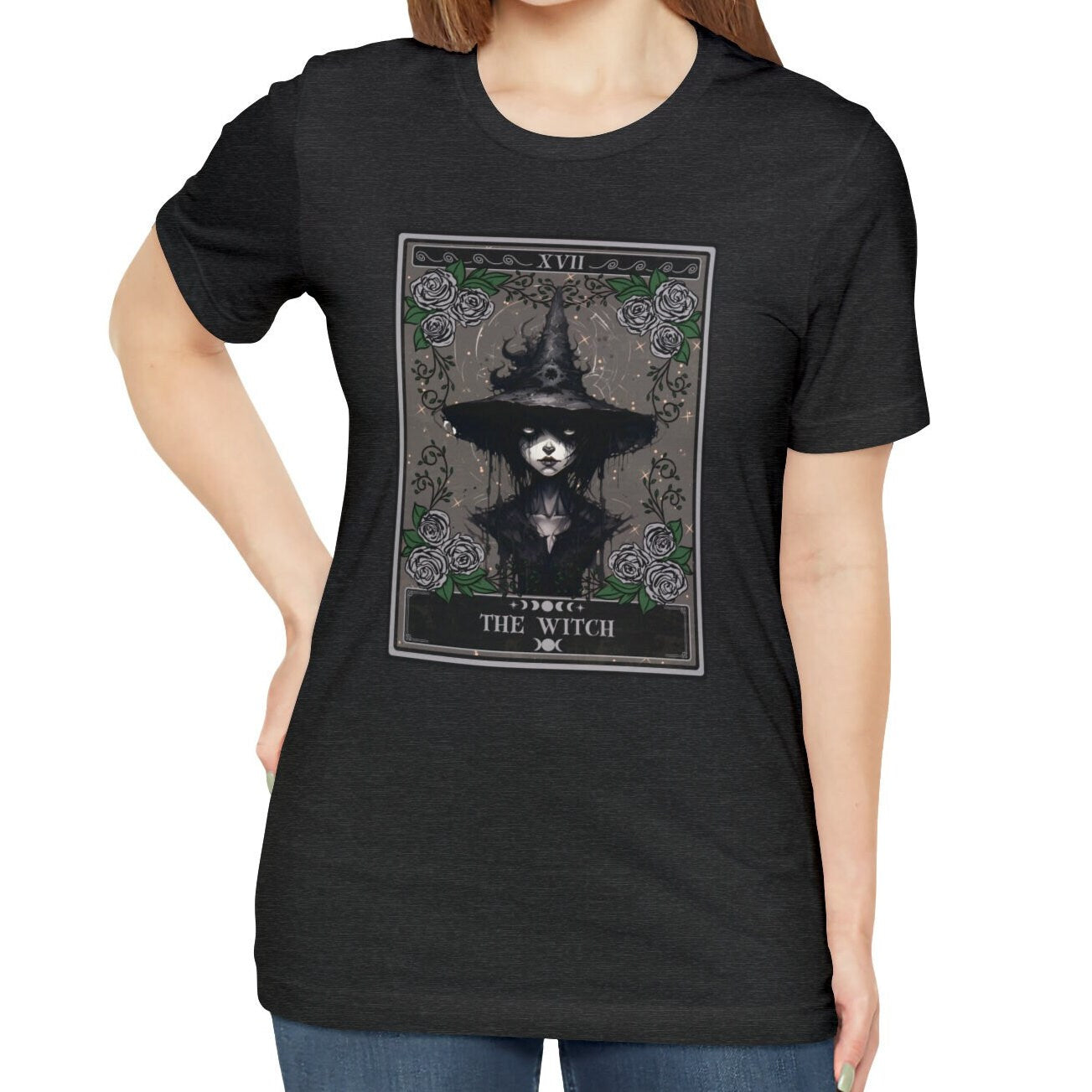 Creepy Witch Tarot Card Shirt