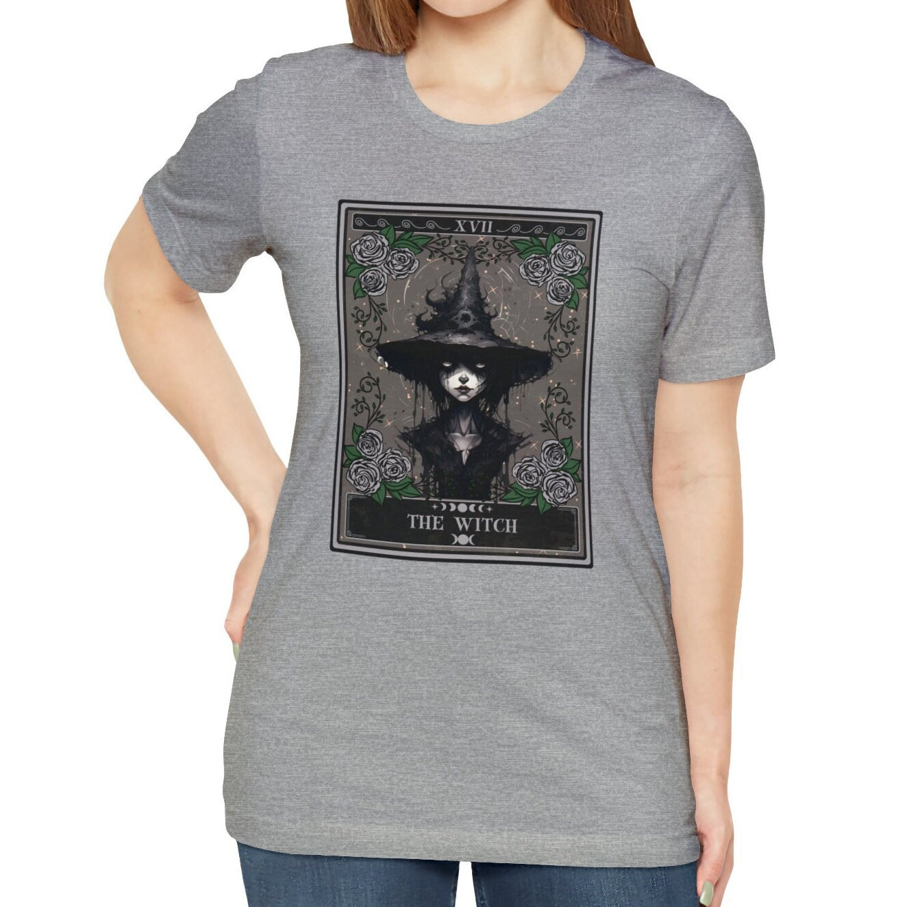 Creepy Witch Tarot Card Shirt