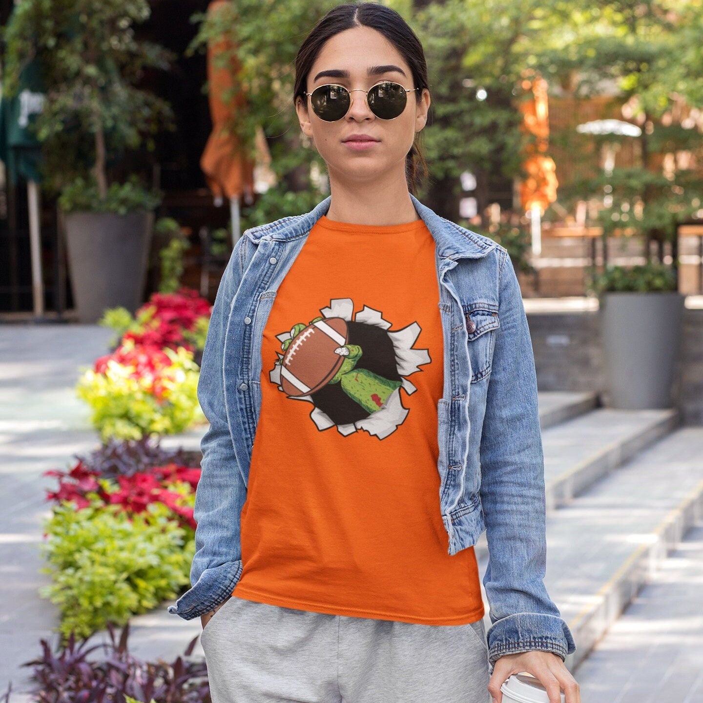 Football Halloween Zombie Shirt