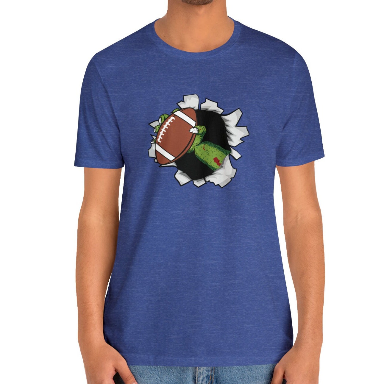 Football Halloween Zombie Shirt