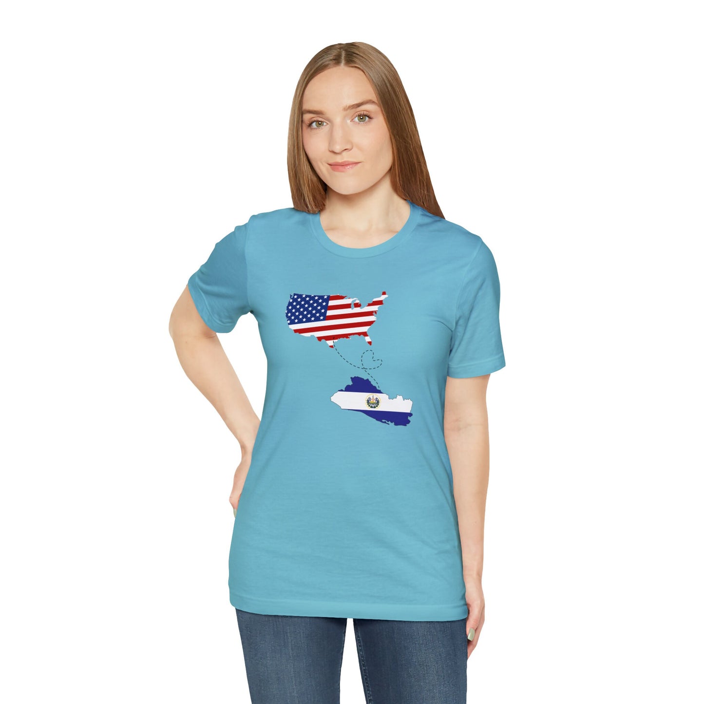 El Salvador USA Shirt