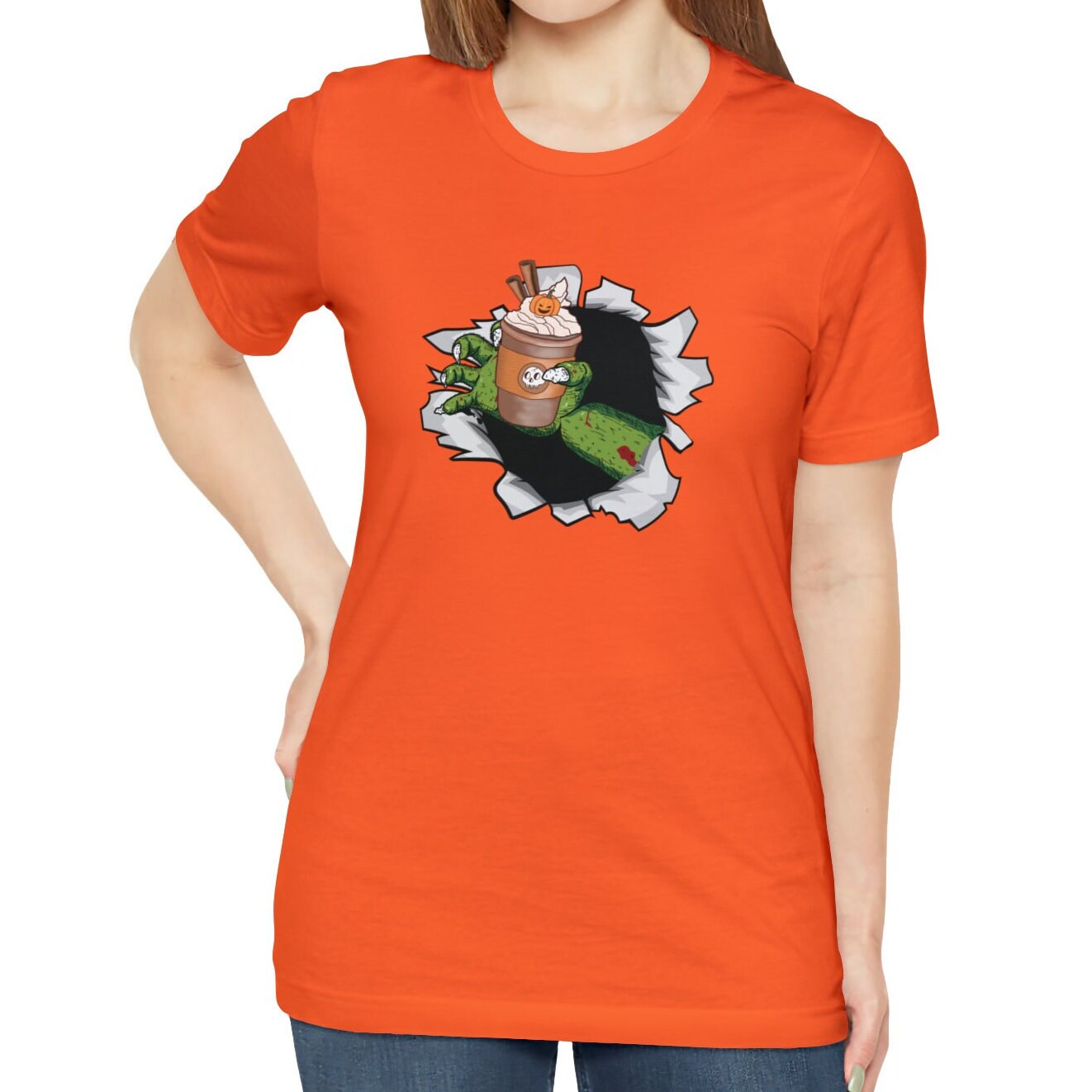 Pumpkin Coffee Halloween Shirt