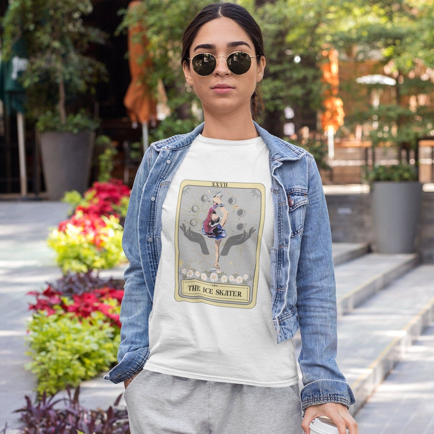 Ice Skater Tarot Card Shirt, Figure Skating
