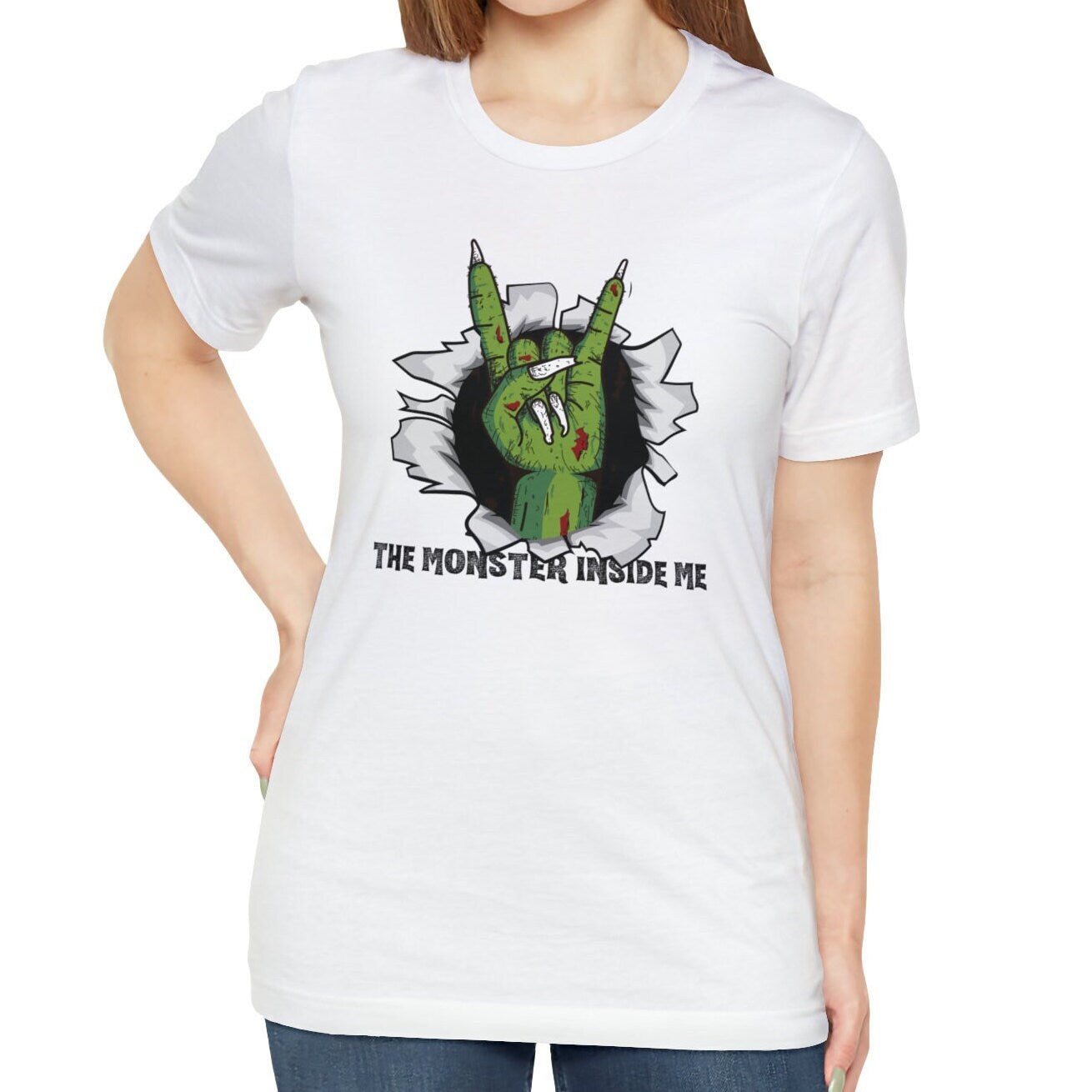 The Monster Inside Me Rocks Halloween Shirt