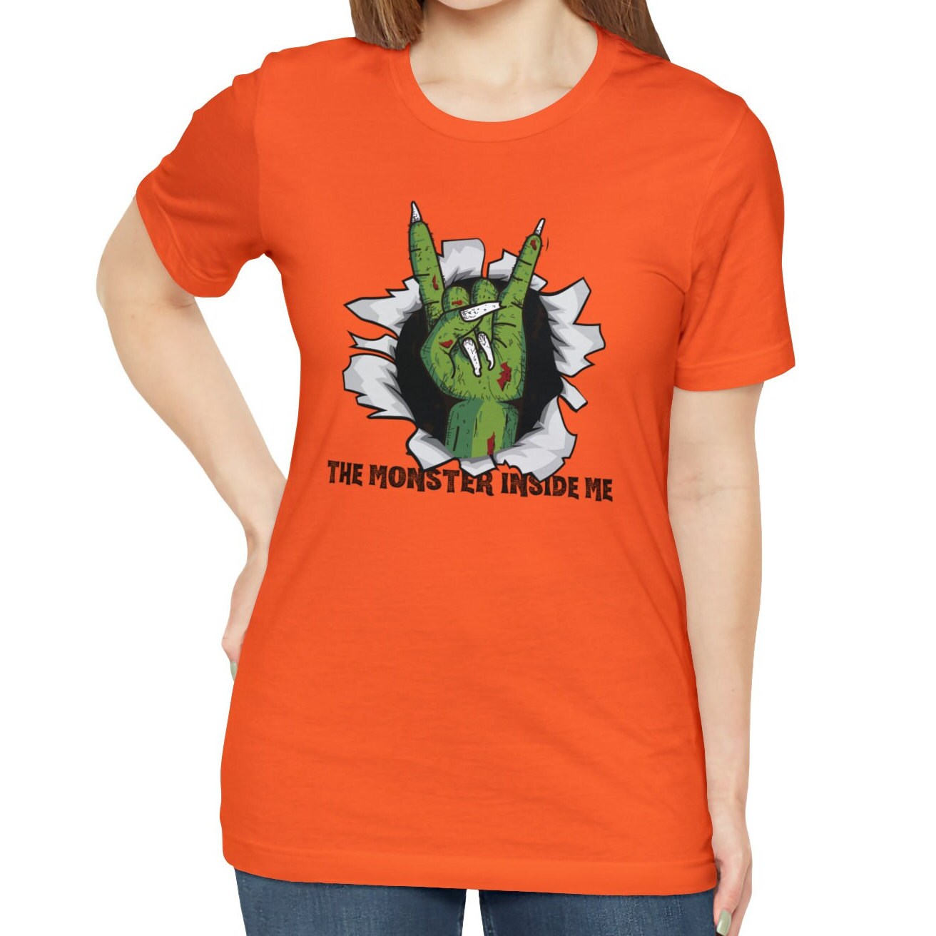 The Monster Inside Me Rocks Halloween Shirt