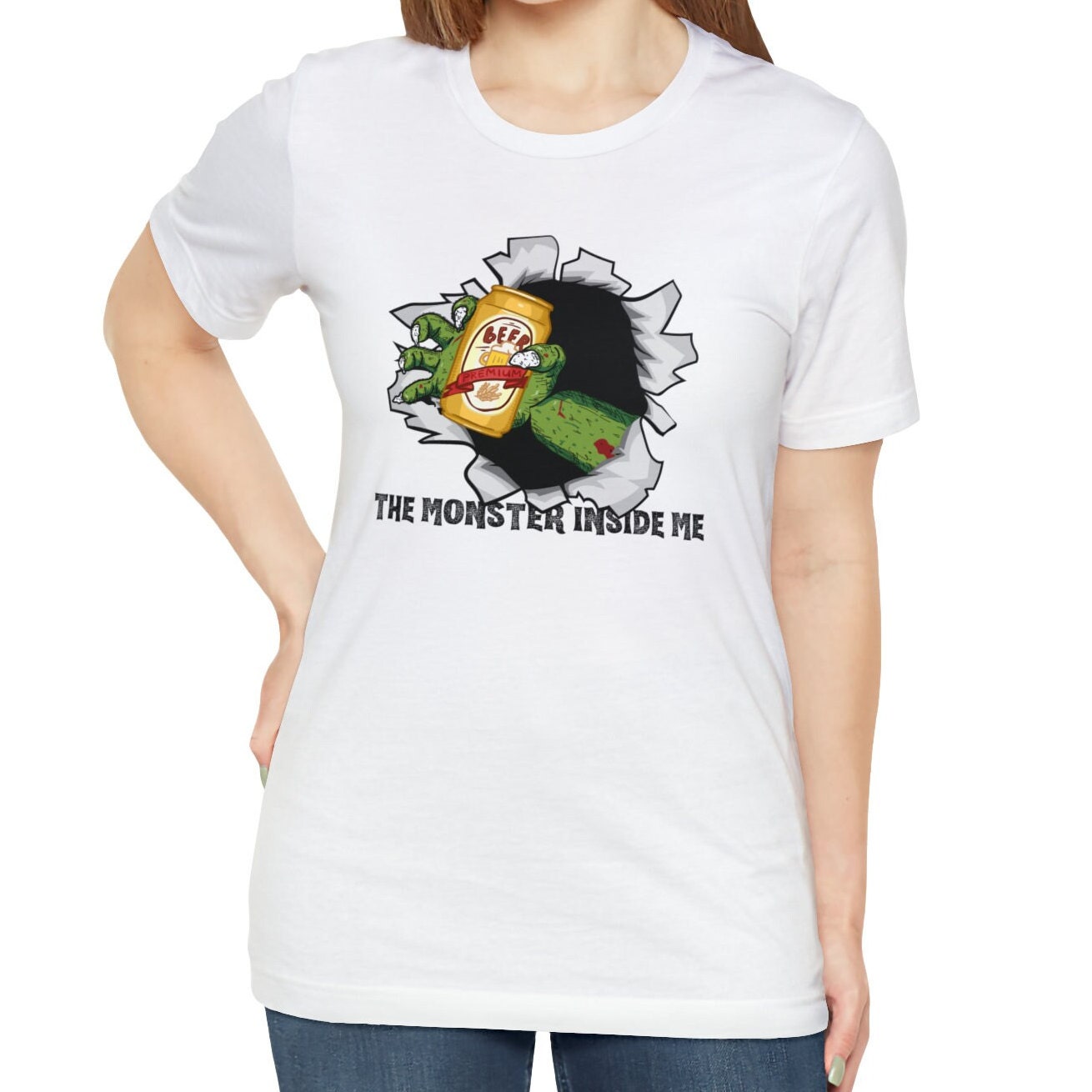 Beer Halloween Shirt The Monster Inside Me