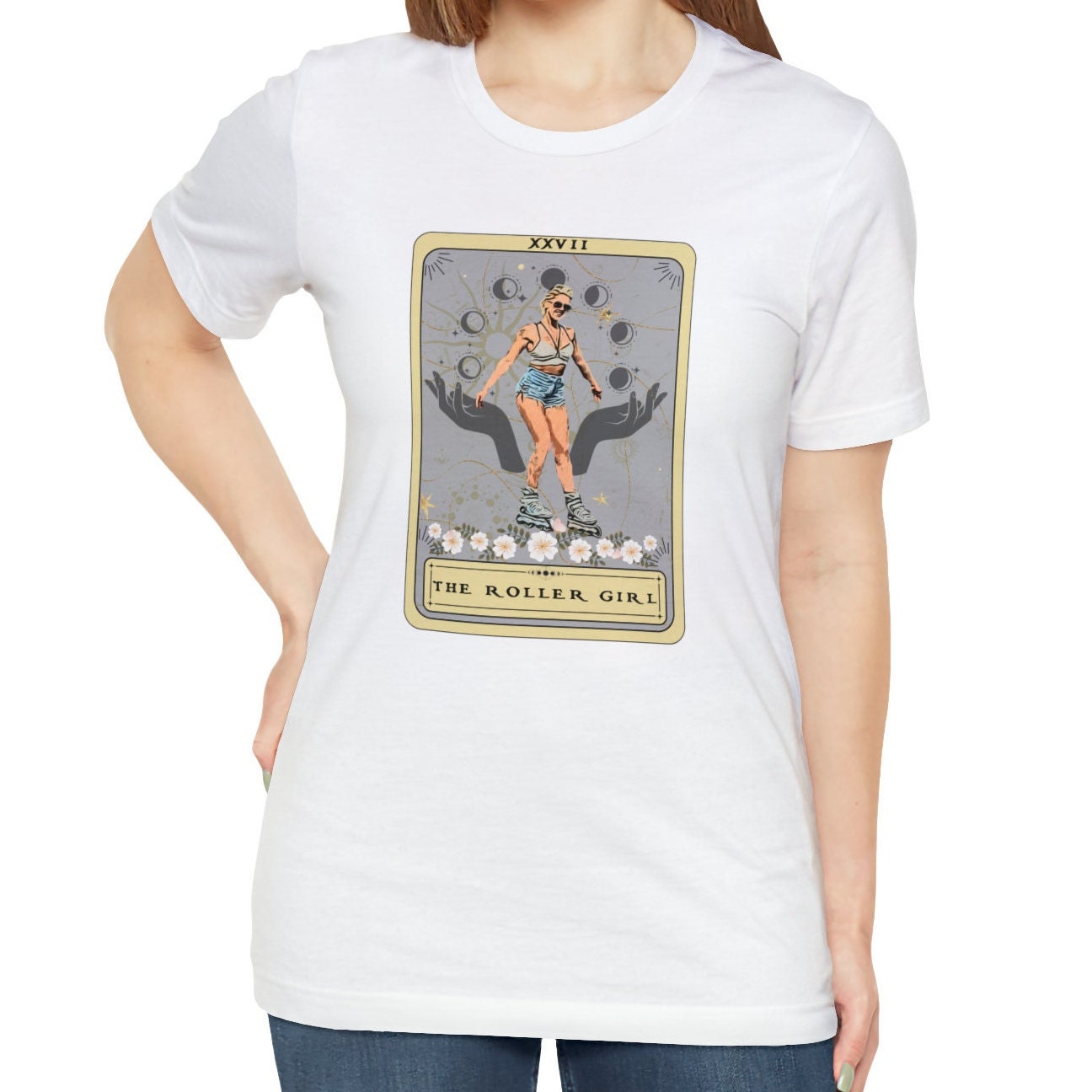 Roller Skate Tarot Card Shirt Rollerblading