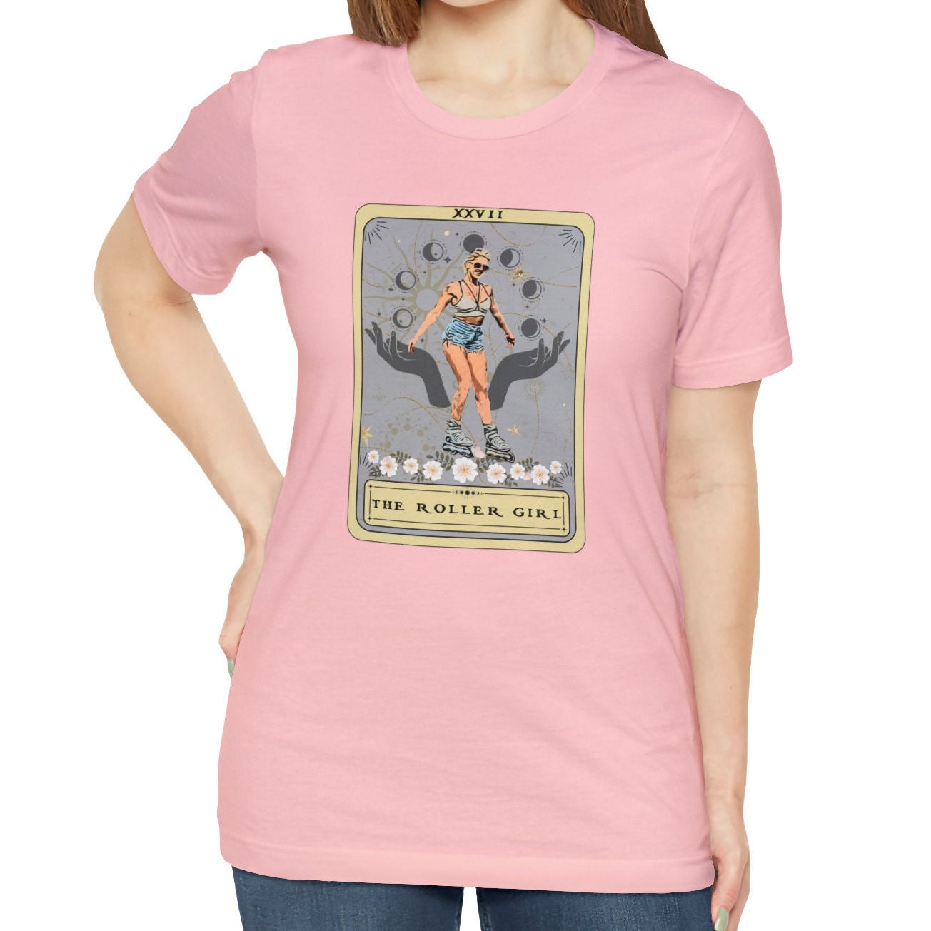 Roller Skate Tarot Card Shirt Rollerblading