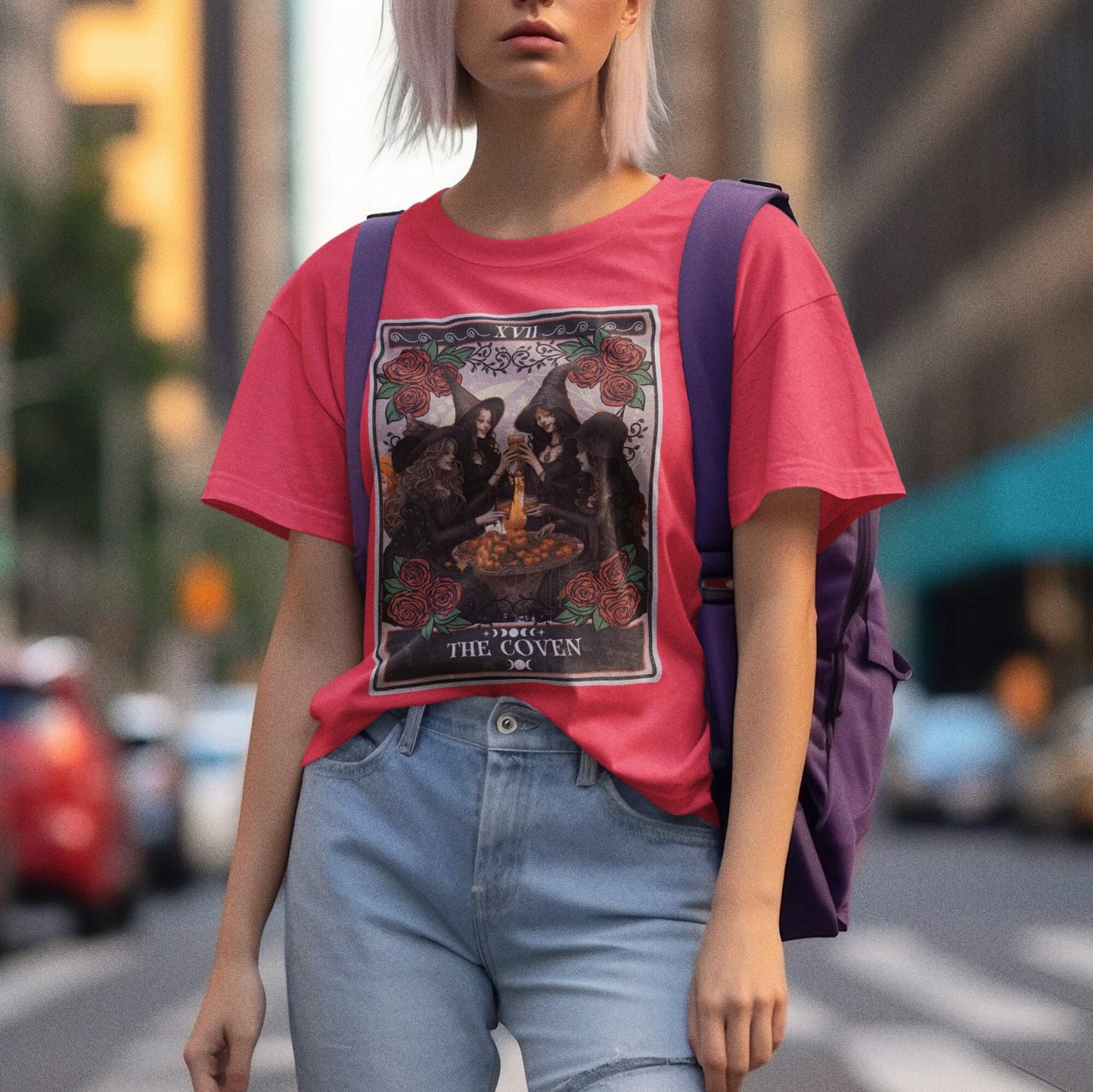The Coven Tarot Card Shirt, Witchy Bride