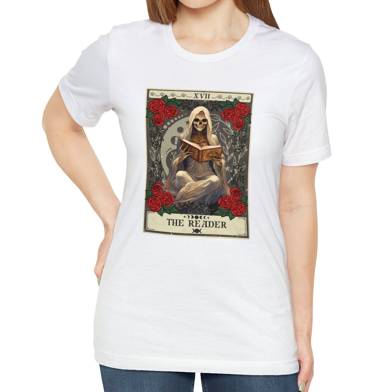 The Reader Tarot Card Shirt, Book Lover