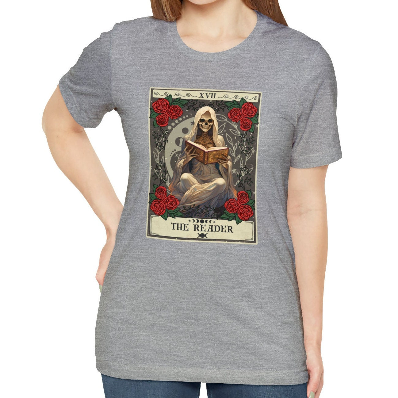 The Reader Tarot Card Shirt, Book Lover