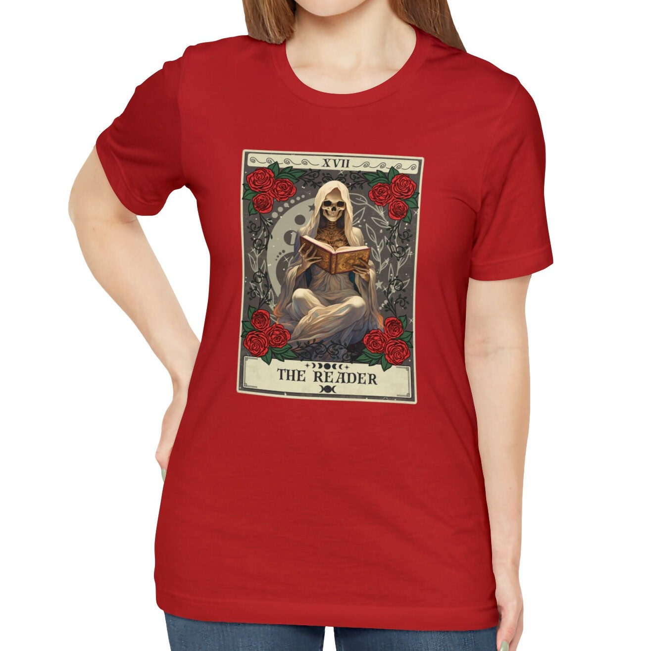 The Reader Tarot Card Shirt, Book Lover