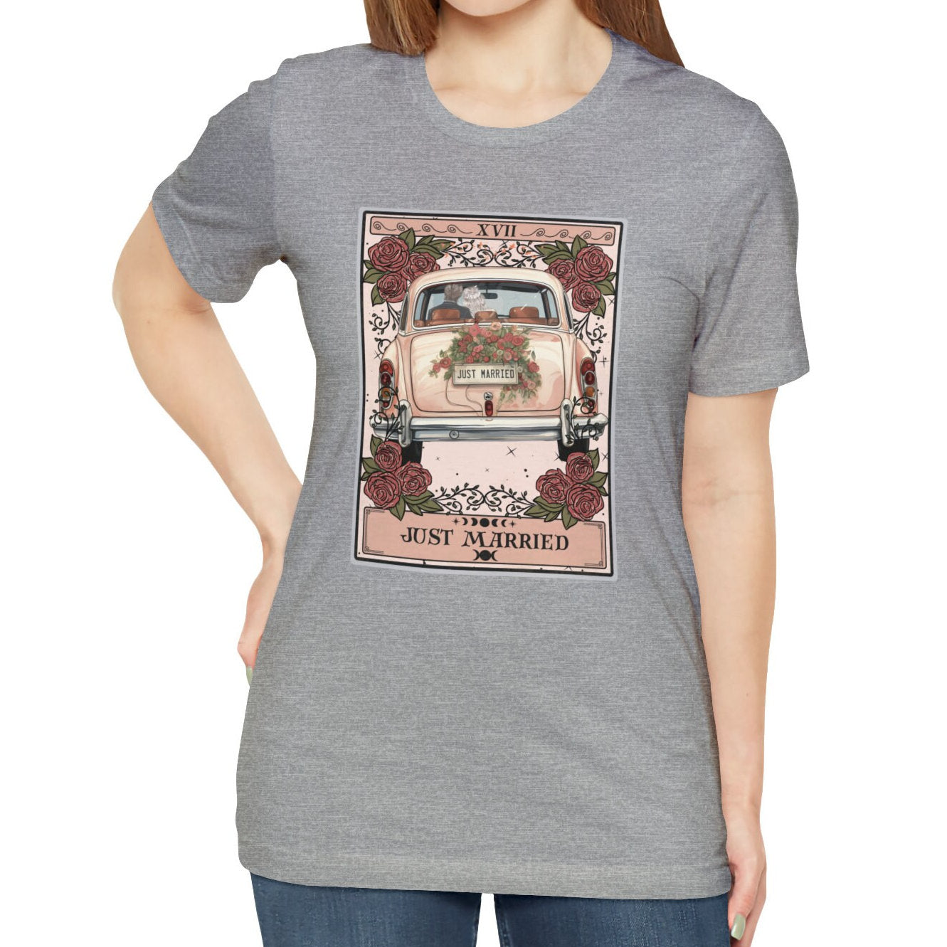 Just Married Tarot Card Shirt