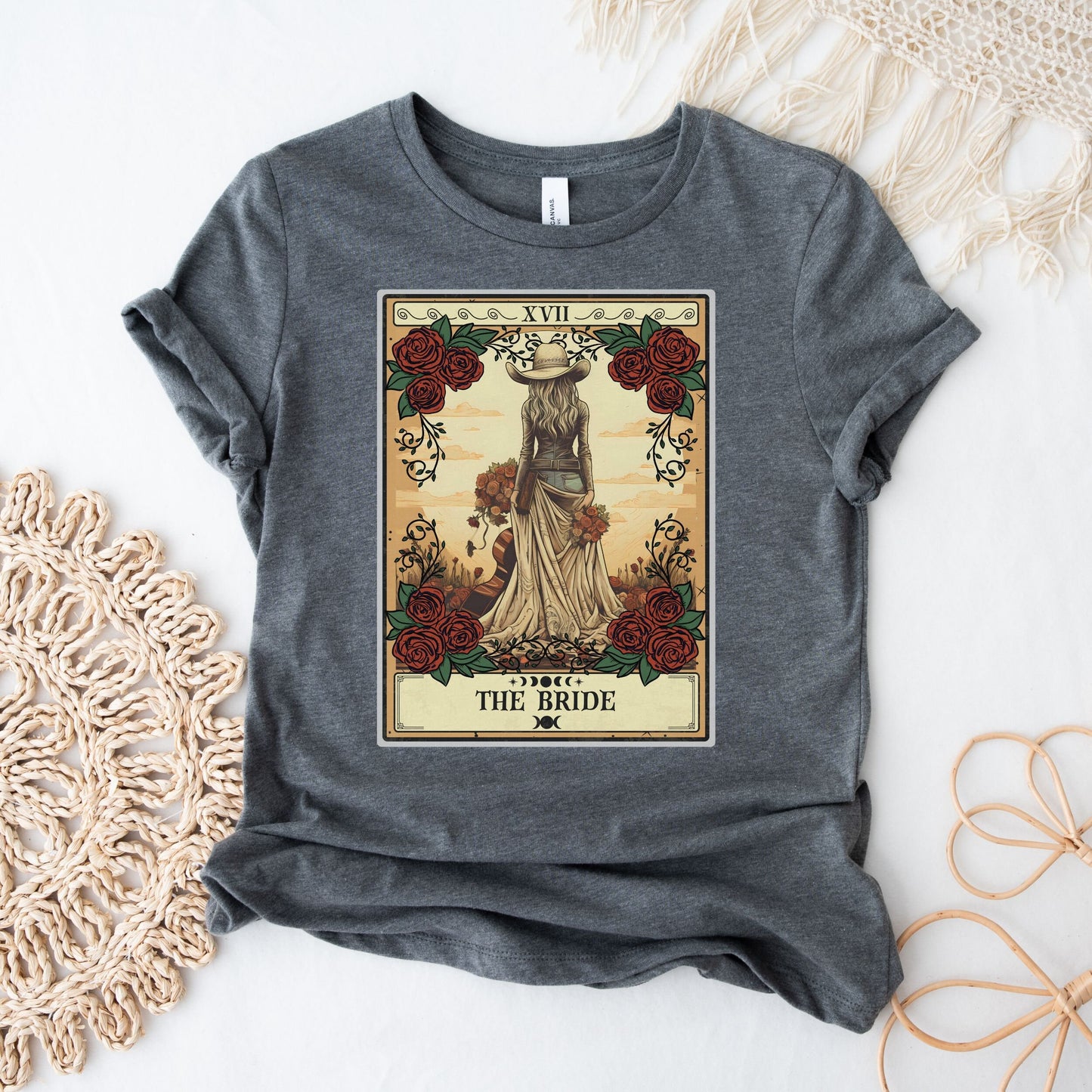 Cowgirl Bride Tarot Card Shirt
