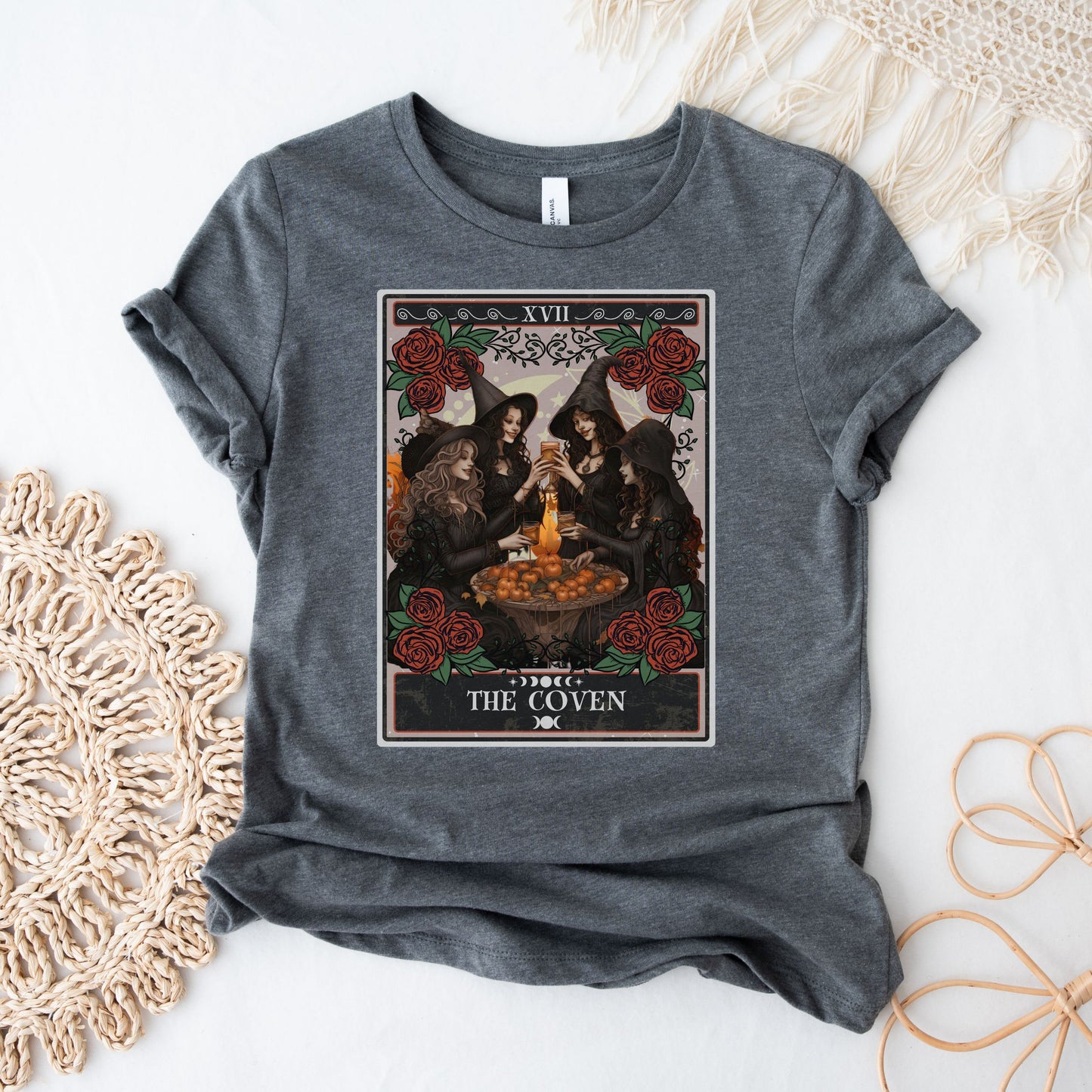 The Coven Tarot Card Shirt, Witchy Bride